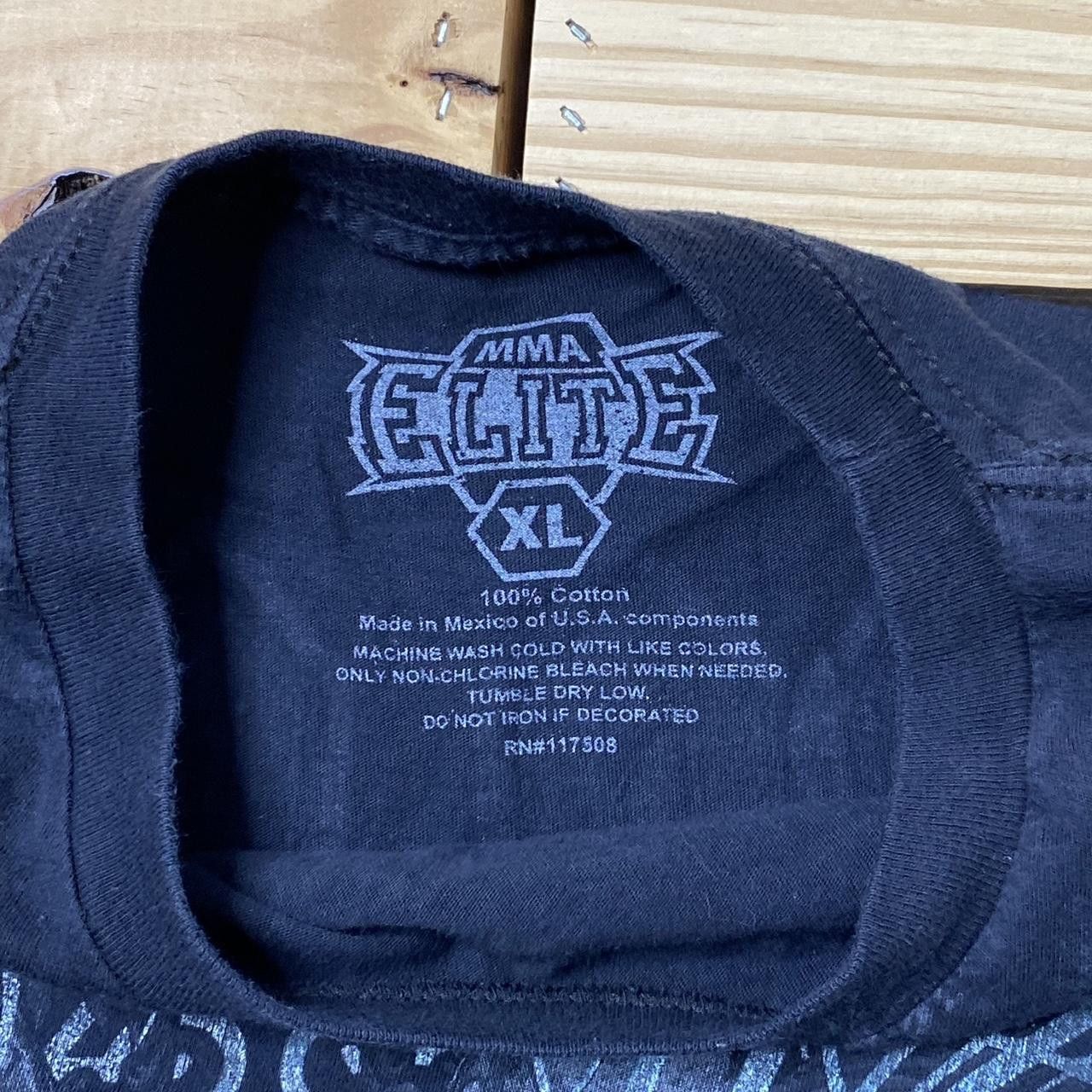 Other MMA Elite Black Y2K Affliction-Style Tee Size XL Size US XL / EU 56 / 4 - 3 Thumbnail