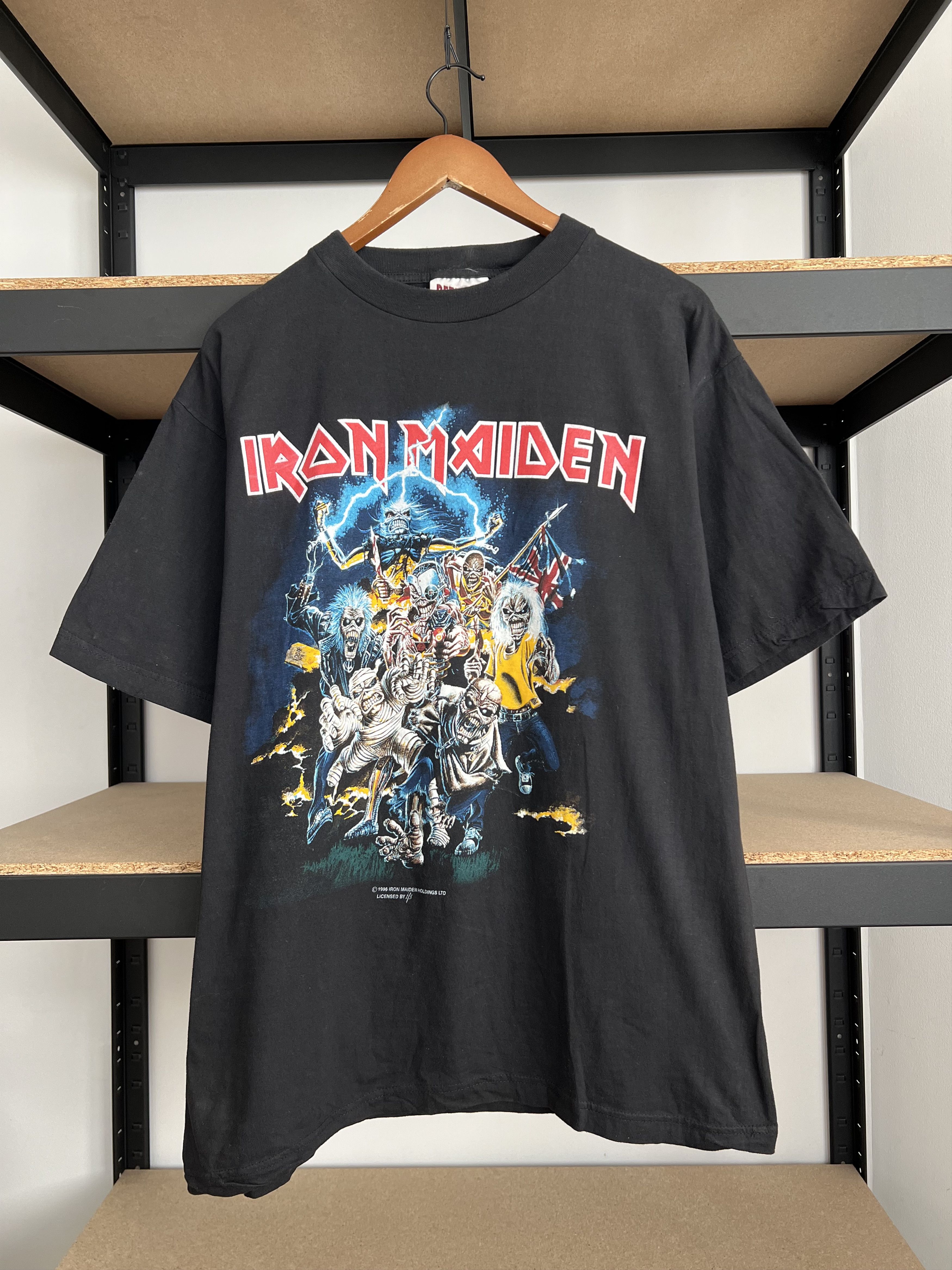 Vintage 1996 Iron Maiden Best of the Beast Black T-shirt