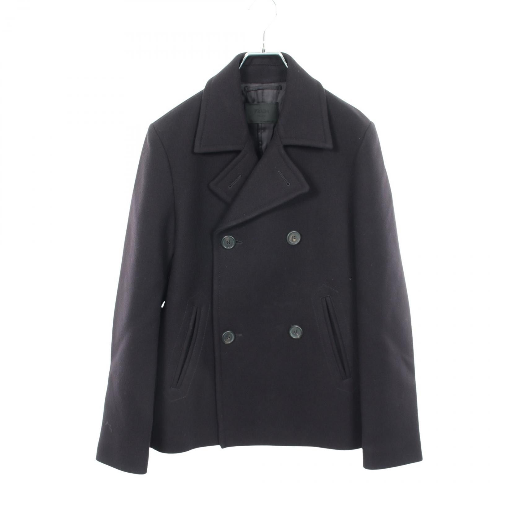 Prada Prada Prada Wool Coat Textile Outerwear UGW658 DUTY FREE for USA Size ONE SIZE - 1 Thumbnail