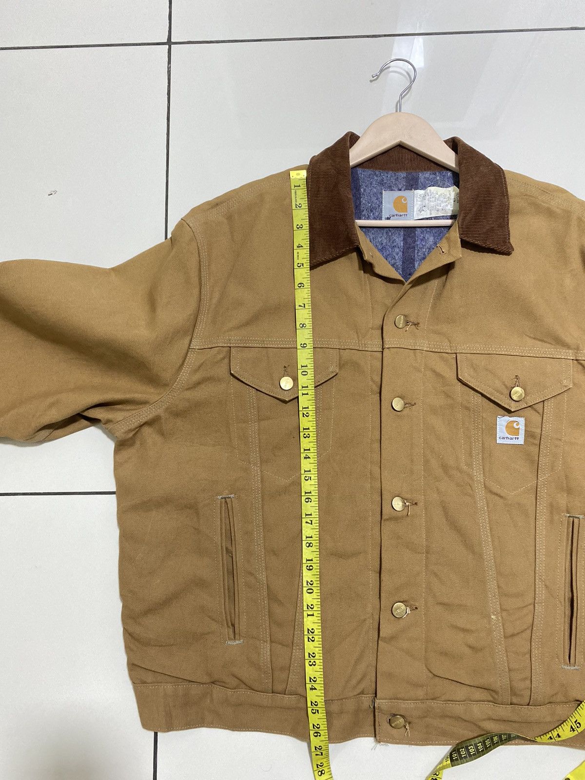 Carhartt Carhatt Trucker Jacket JB0906 Vintage 90’s Brown Size US XL / EU 56 / 4 - 11 Thumbnail