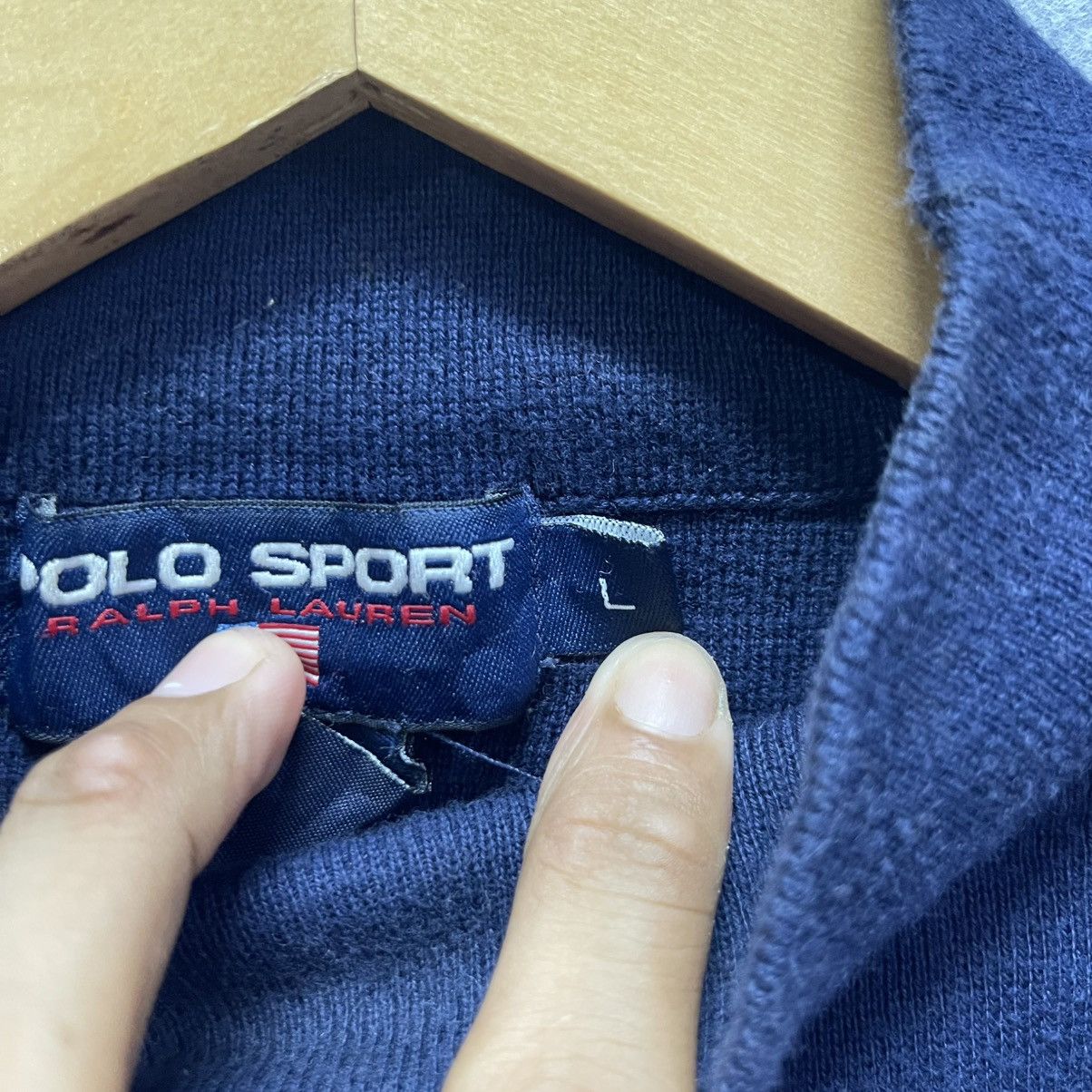 Polo Ralph Lauren Vintage Polo Sport Mock Neck Fleece Sweatshirt Size US M / EU 48-50 / 2 - 8 Thumbnail