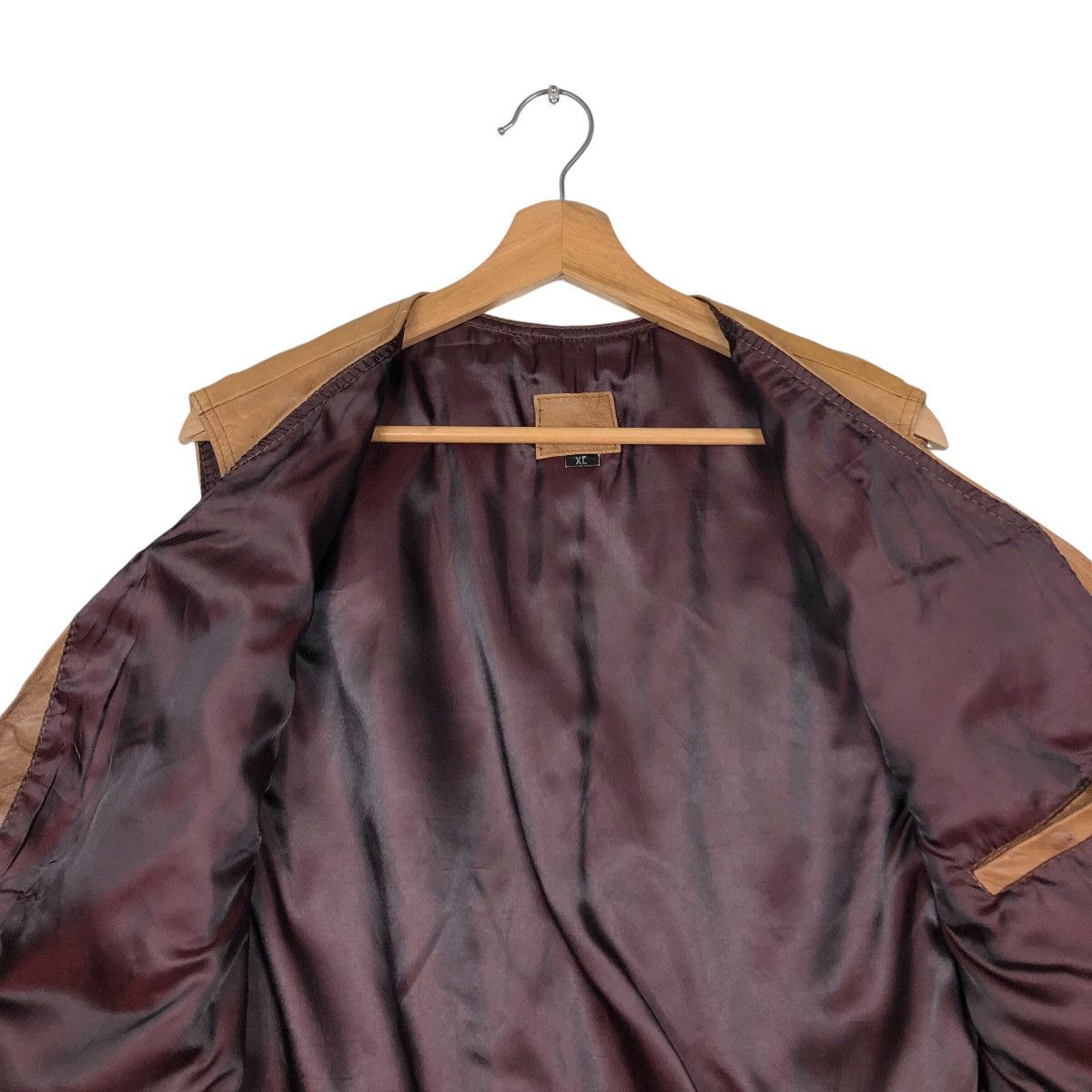 Genuine Leather 📌Vintage Genuine Leather Vest Biker Vera Pelle Size US M / EU 48-50 / 2 - 15 Thumbnail