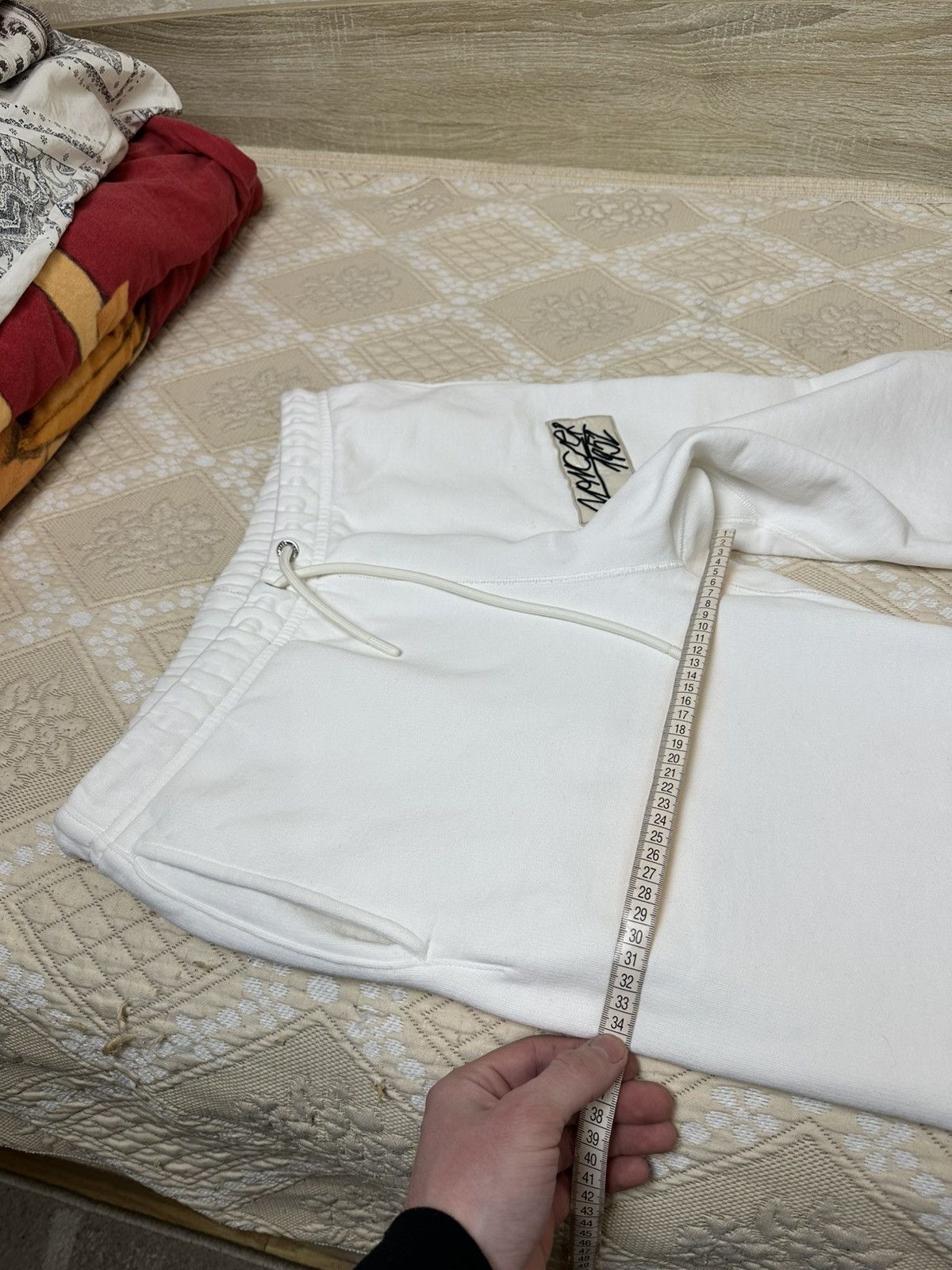 Moncler 🔥 Moncler Genius 1952 Patch Fleece Cotton Sweatpants Logo Size US 30 / EU 46 - 10 Thumbnail