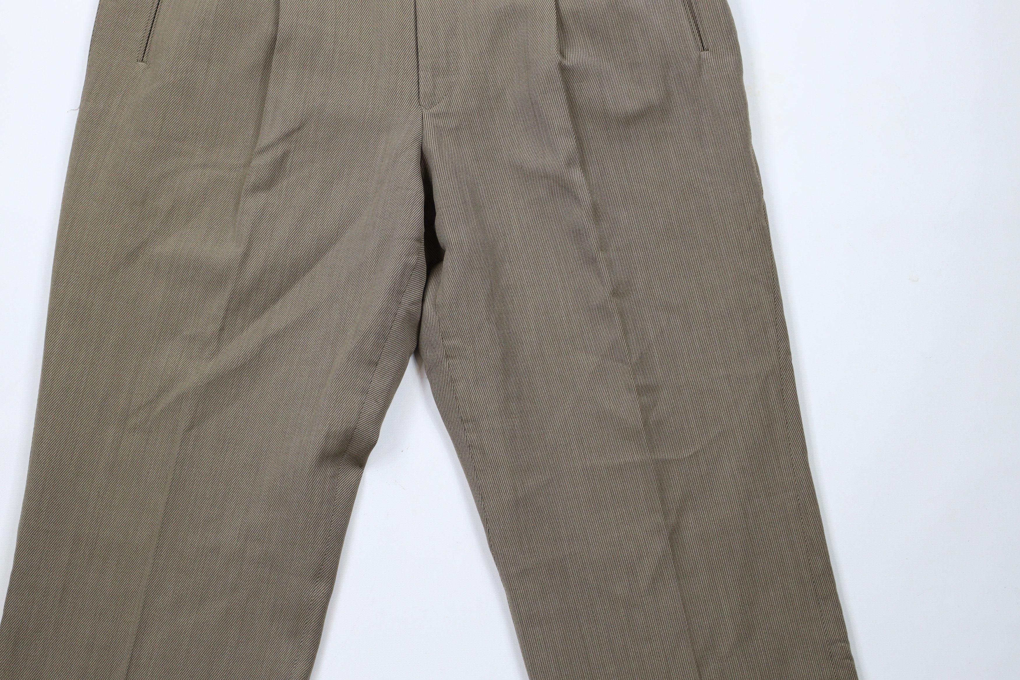 Vintage Vintage 90s Streetwear Whipcord Wool Blend Wide Leg Pants Size US 38 / EU 54 - 3 Thumbnail