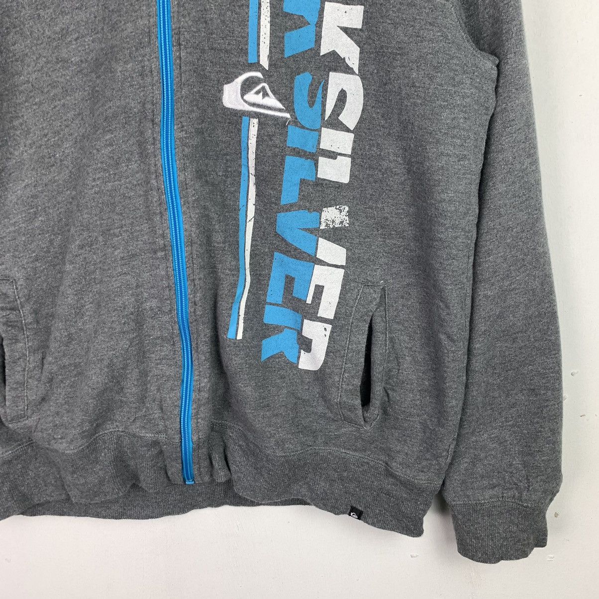 Quiksilver × Vintage Vintage Quiksilver Zip Up Hoodie Size US L / EU 52-54 / 3 - 4 Thumbnail