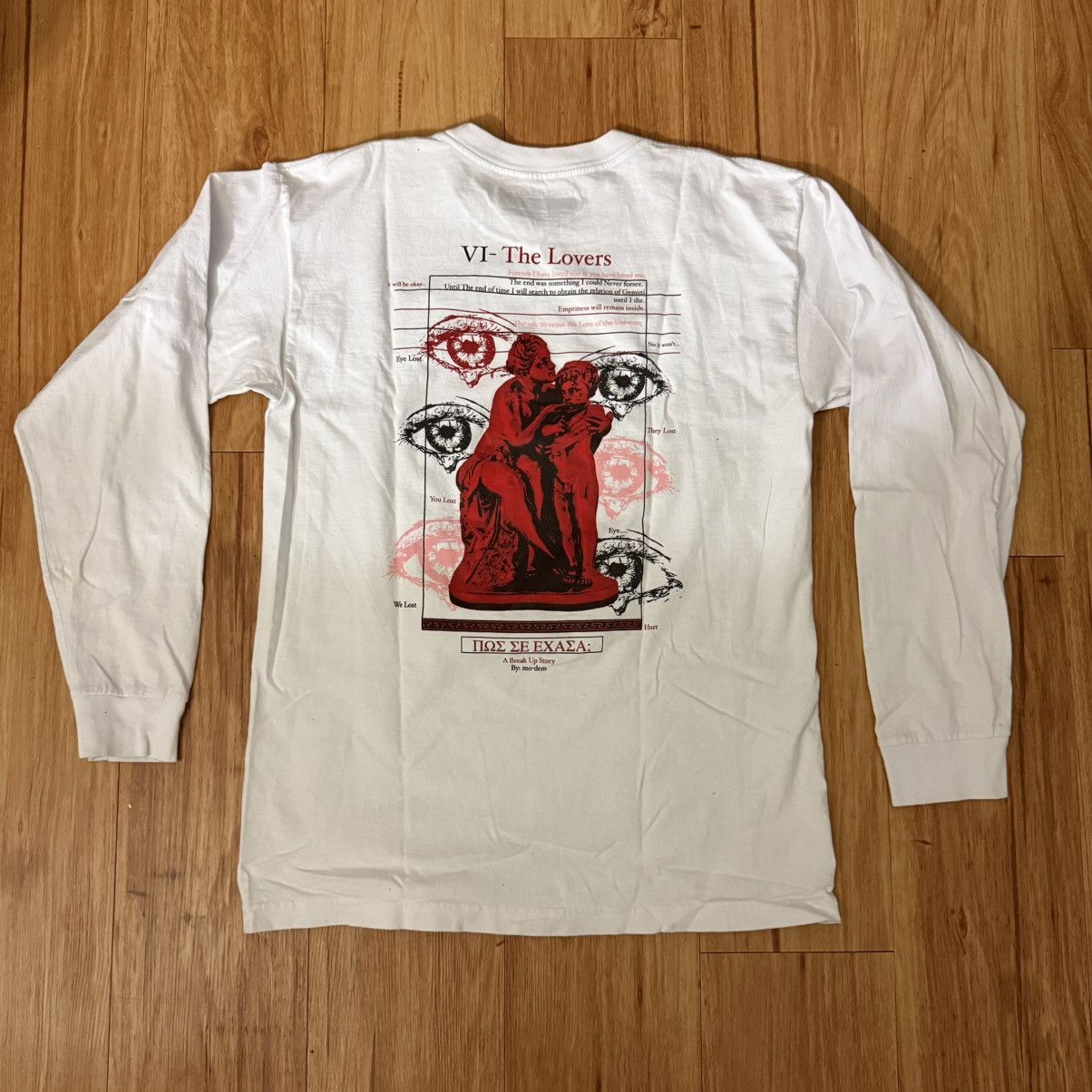 Vintage Rare Broken Hearts x Mo-dem Tour Shirt The Lover tarot Sz L Size US L / EU 52-54 / 3 - 2 Thumbnail