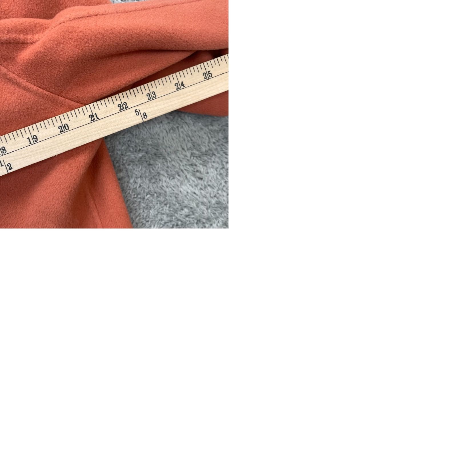 Ellen Tracy Ellen Tracy Jacket Womens L Orange Linda Allard Coat Wool Button Front Size L / US 10 / IT 46 - 9 Thumbnail