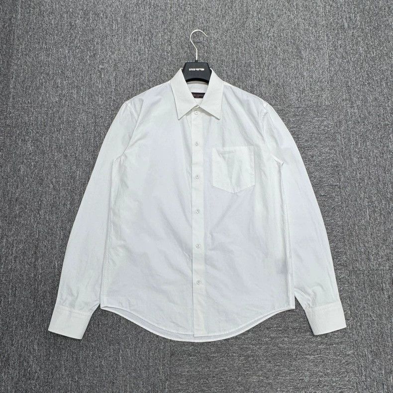Louis Vuitton Louis Vuitton Embroidered Long Sleeve Shirt Size US S / EU 44-46 / 1 - 1 Thumbnail