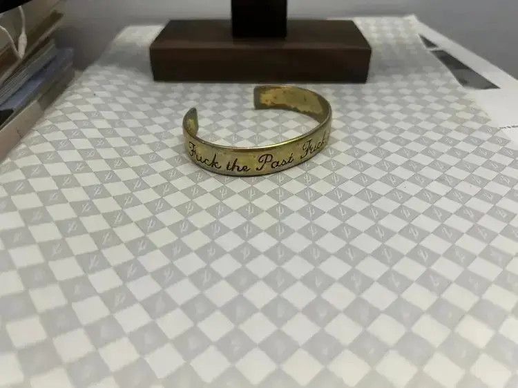 Undercover Undercover fuck the past fuck the future silver bracelet-25 Size ONE SIZE - 3 Thumbnail
