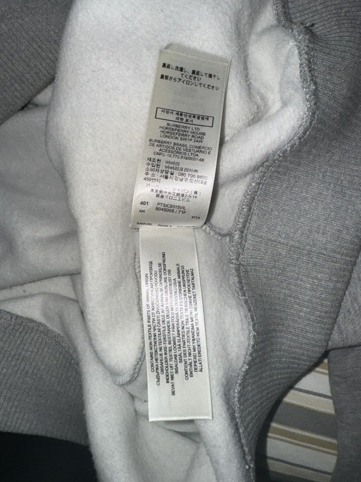 Burberry Burberry Hoodie From NYC Store Size US L / EU 52-54 / 3 - 3 Thumbnail