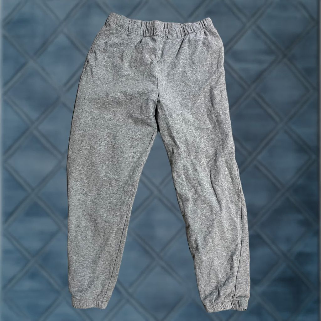 Vintage Aéropostale Women's Sweatpants Gray Solid Elastic Waist Size Large Size 36" / US 14 / IT 50 - 1 Thumbnail