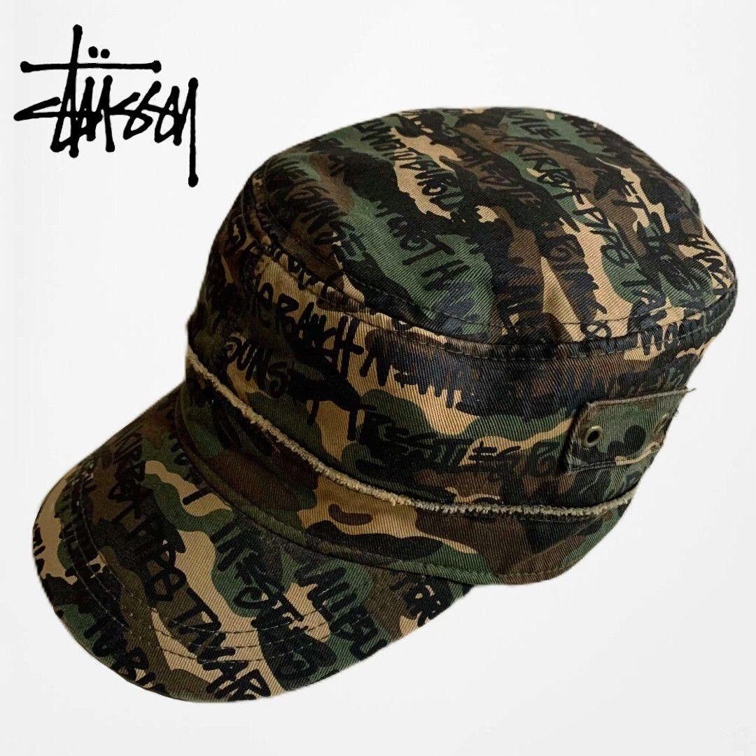 Stussy Stussy Vintage Camouflage Fashion Cap Size ONE SIZE - 1 Thumbnail