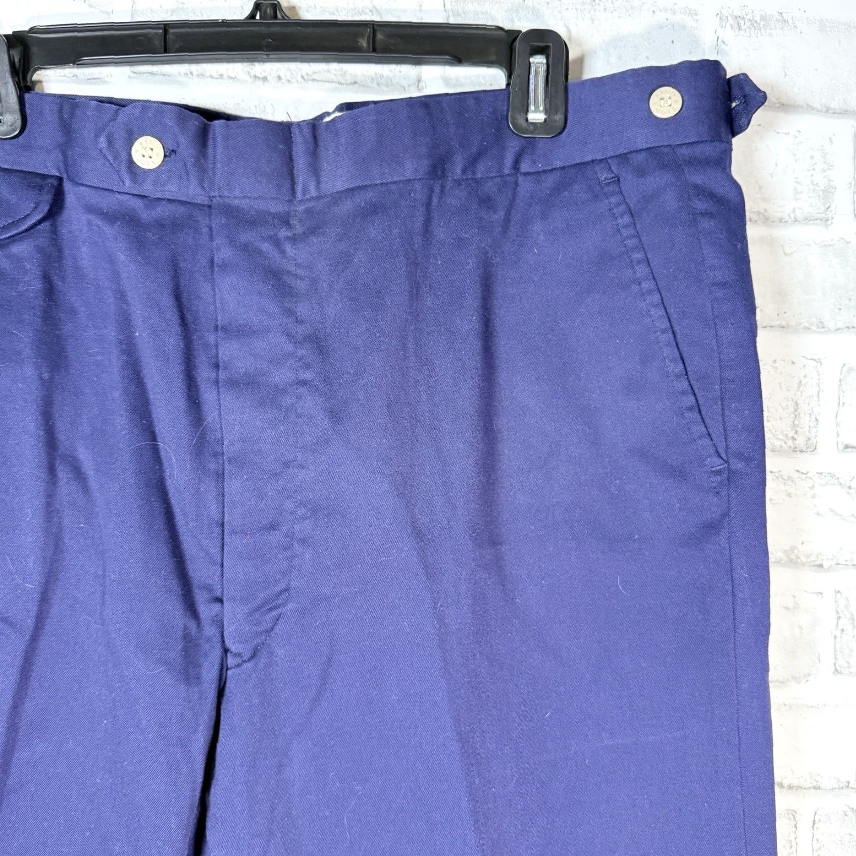 Izod VINTAGE Izod Lacoste Dress Pants Men Size 38x32 Blue Formal Classic Size US 38 / EU 54 - 2 Thumbnail