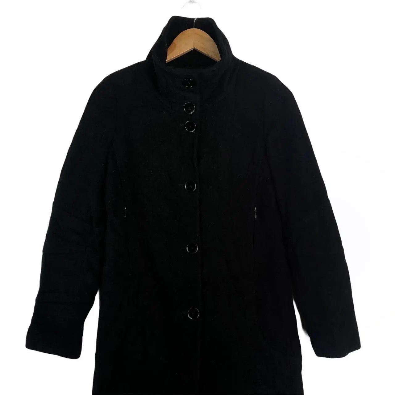 Max Mara MAX MARA Made In Italy Black Coat Max & Co Windbreaker Size M / US 6-8 / IT 42-44 - 5 Thumbnail
