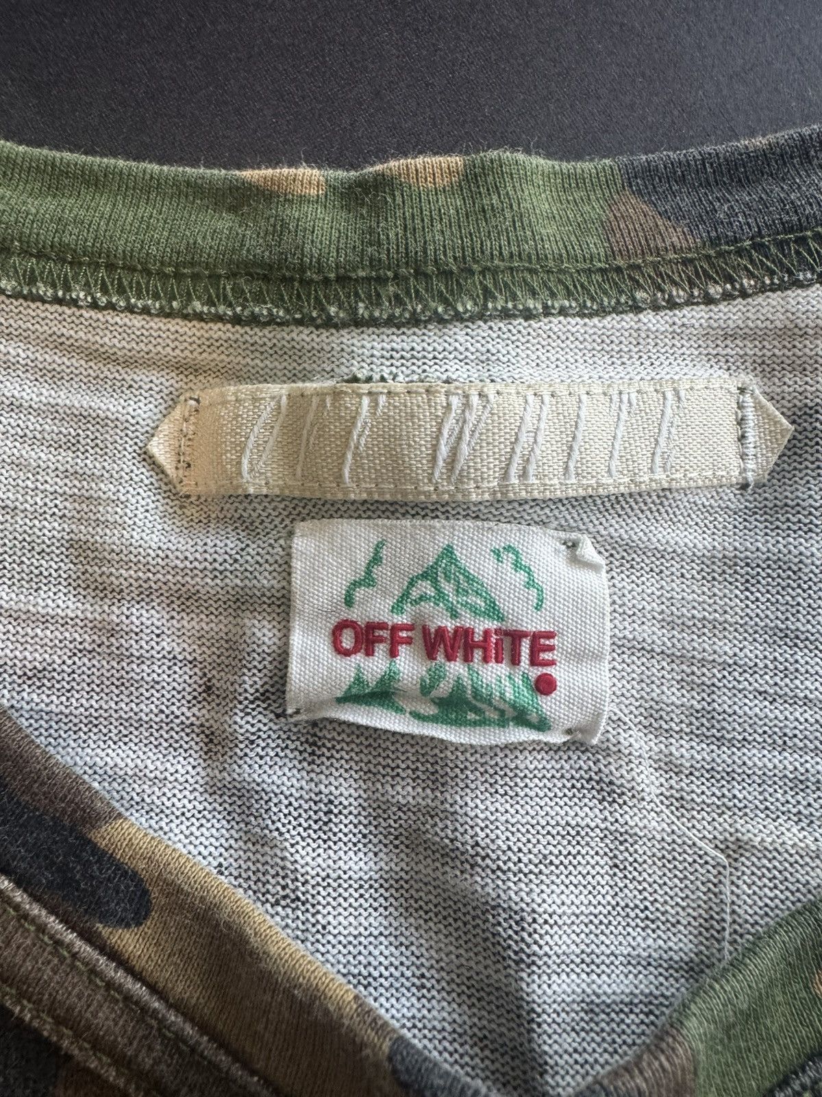 Off-White Off-White Camo T-Shirt Size US L / EU 52-54 / 3 - 4 Thumbnail