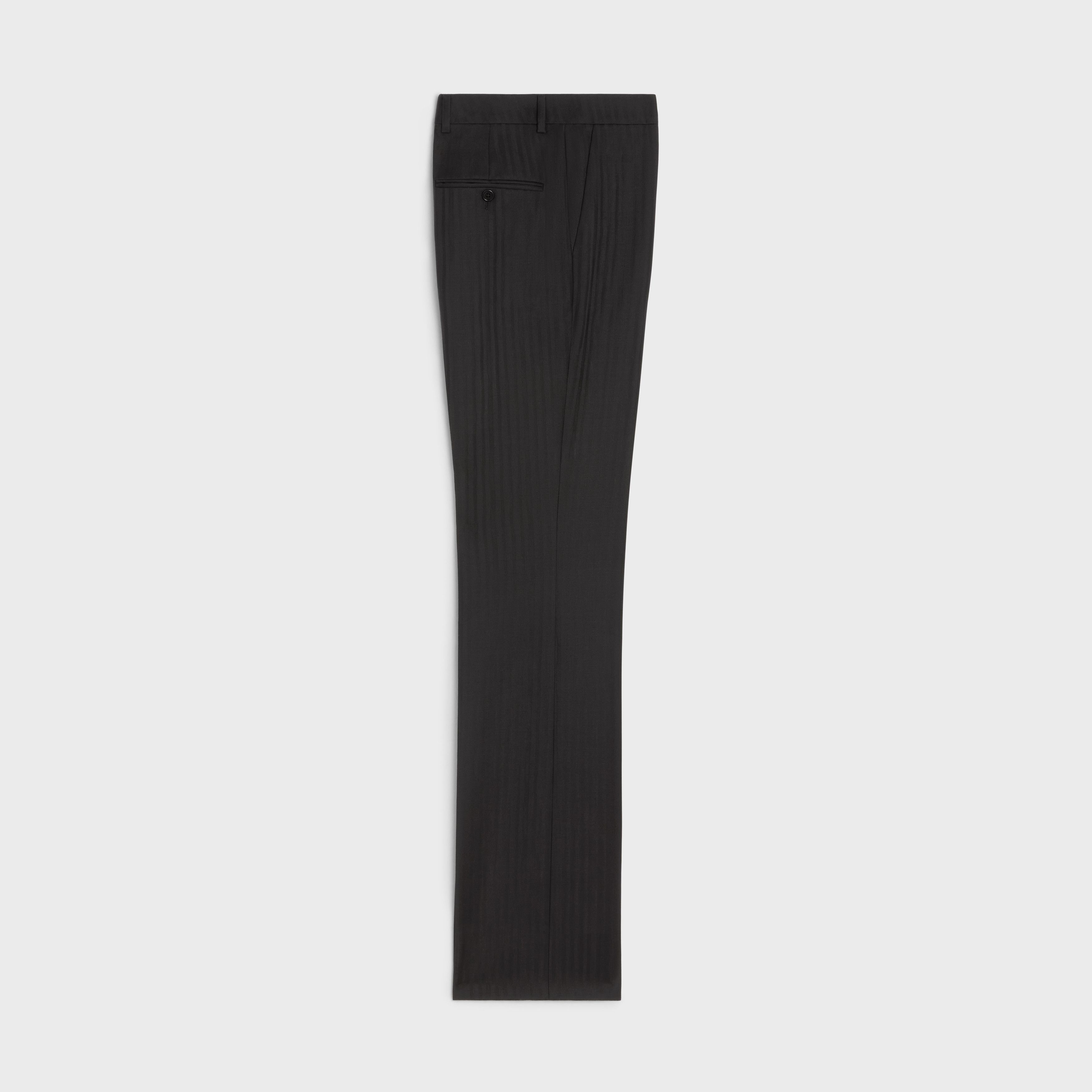 Celine o1bcso1str0925 2P401138Q Flared Cropped Pant in Black Size US 36 / EU 52 - 2 Thumbnail