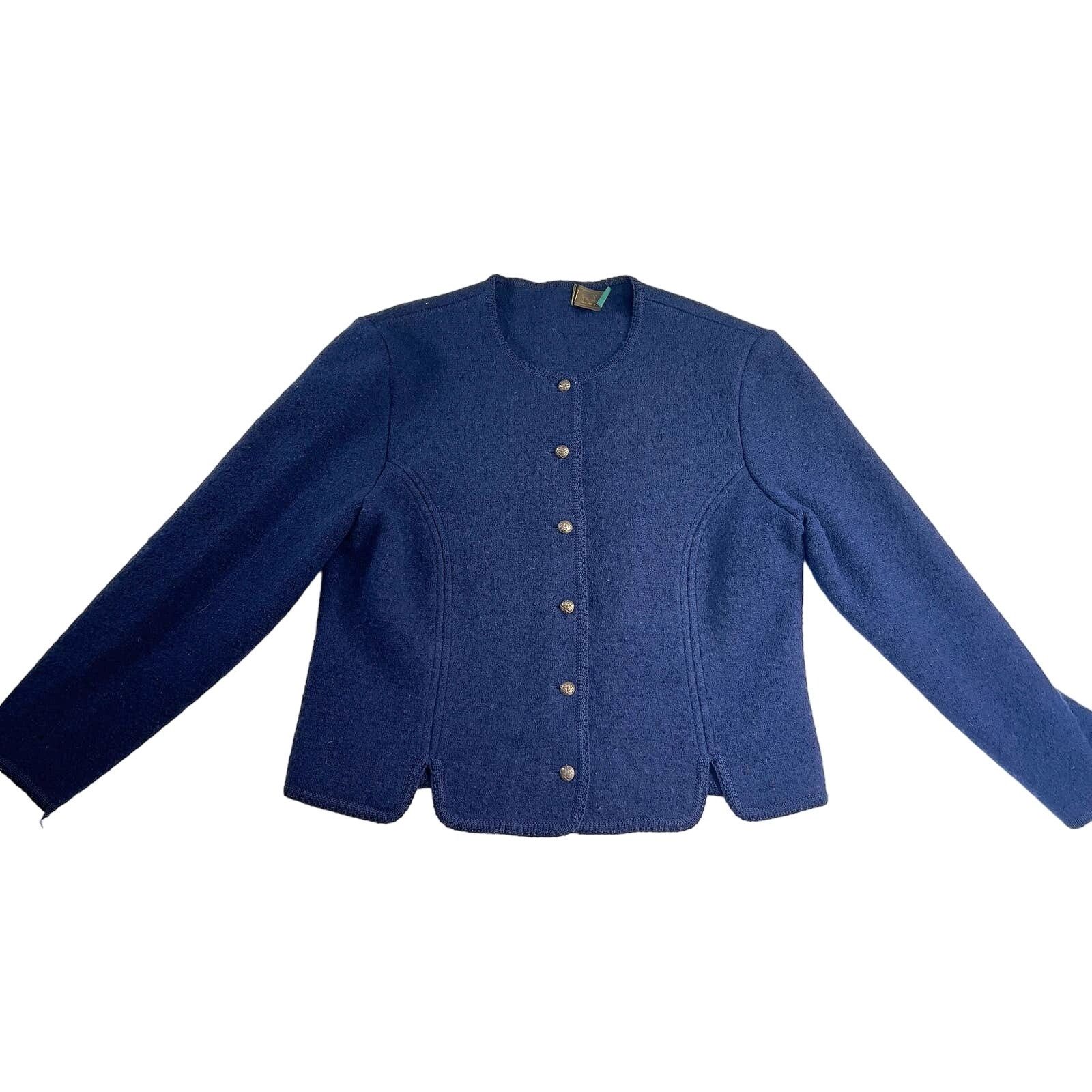 Other MAIRI Boiled Wool Cardigan Sweater Woman S Vintage Jacket Size S / US 4 / IT 40 - 1 Thumbnail