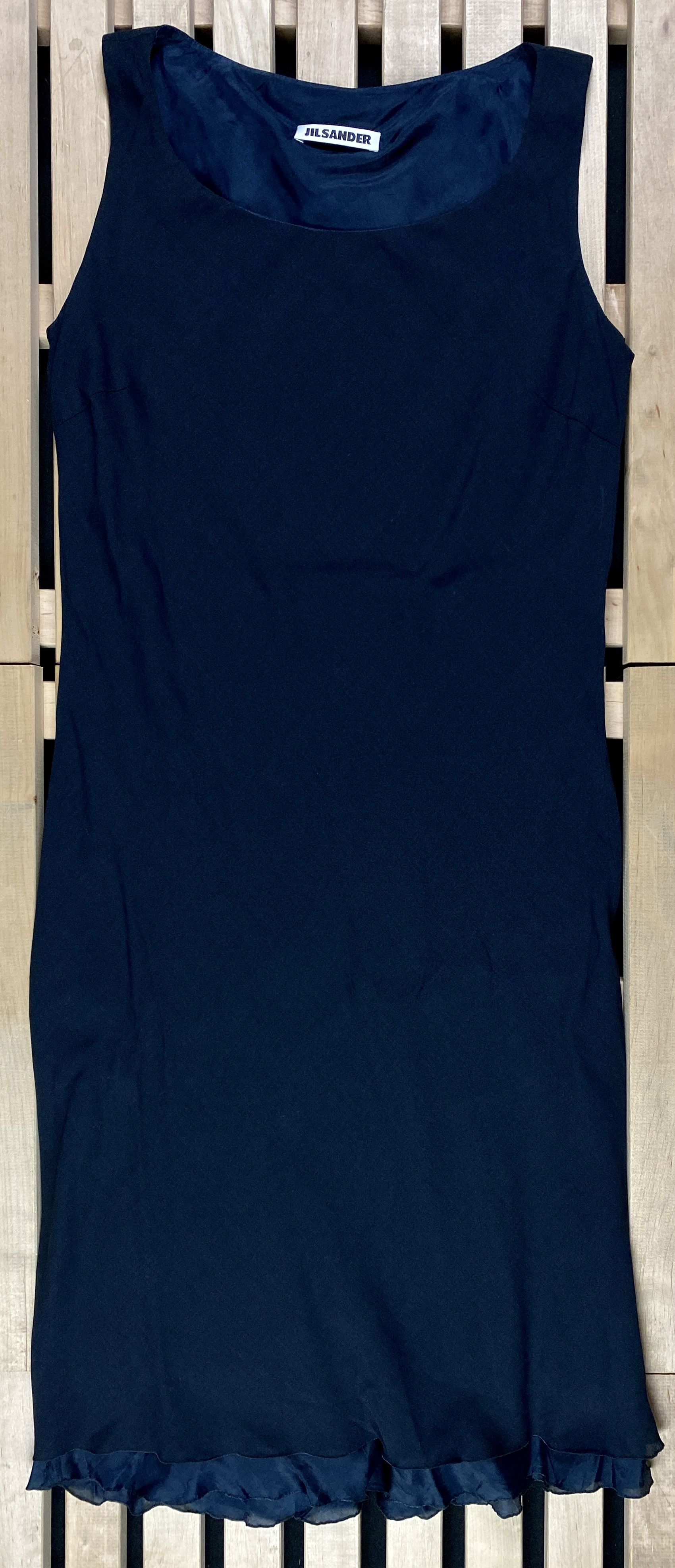 Jil Sander Womens Sleeveless Dress Jil Sander Size 36 Cupro Size XS / US 0-2 / IT 36-38 - 1 Thumbnail