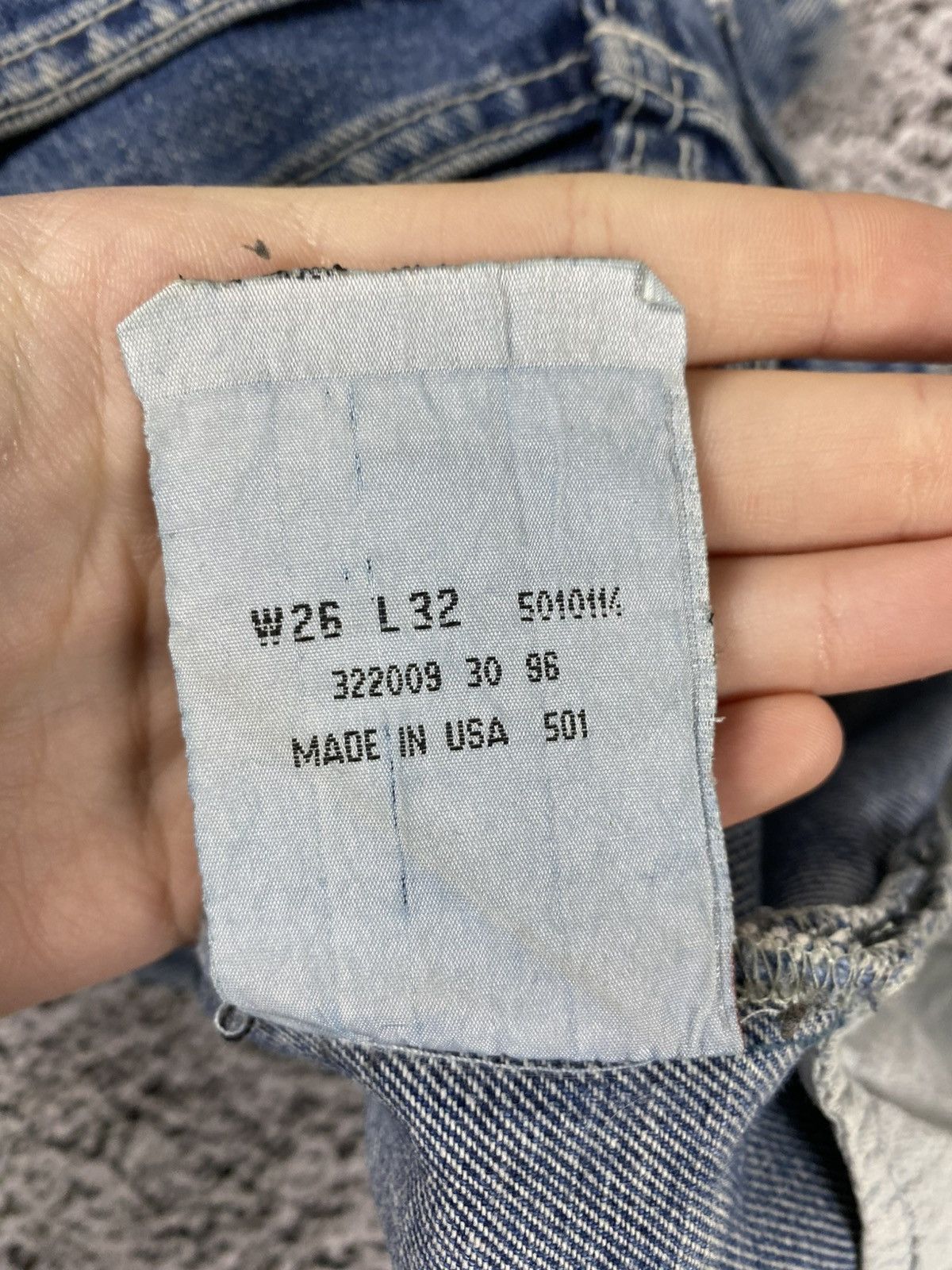 Levi's Vintage Clothing Vintage Y2K Levi’s faded jeans streetwear style size 26 Size 26" / US 2 / IT 38 - 6 Thumbnail