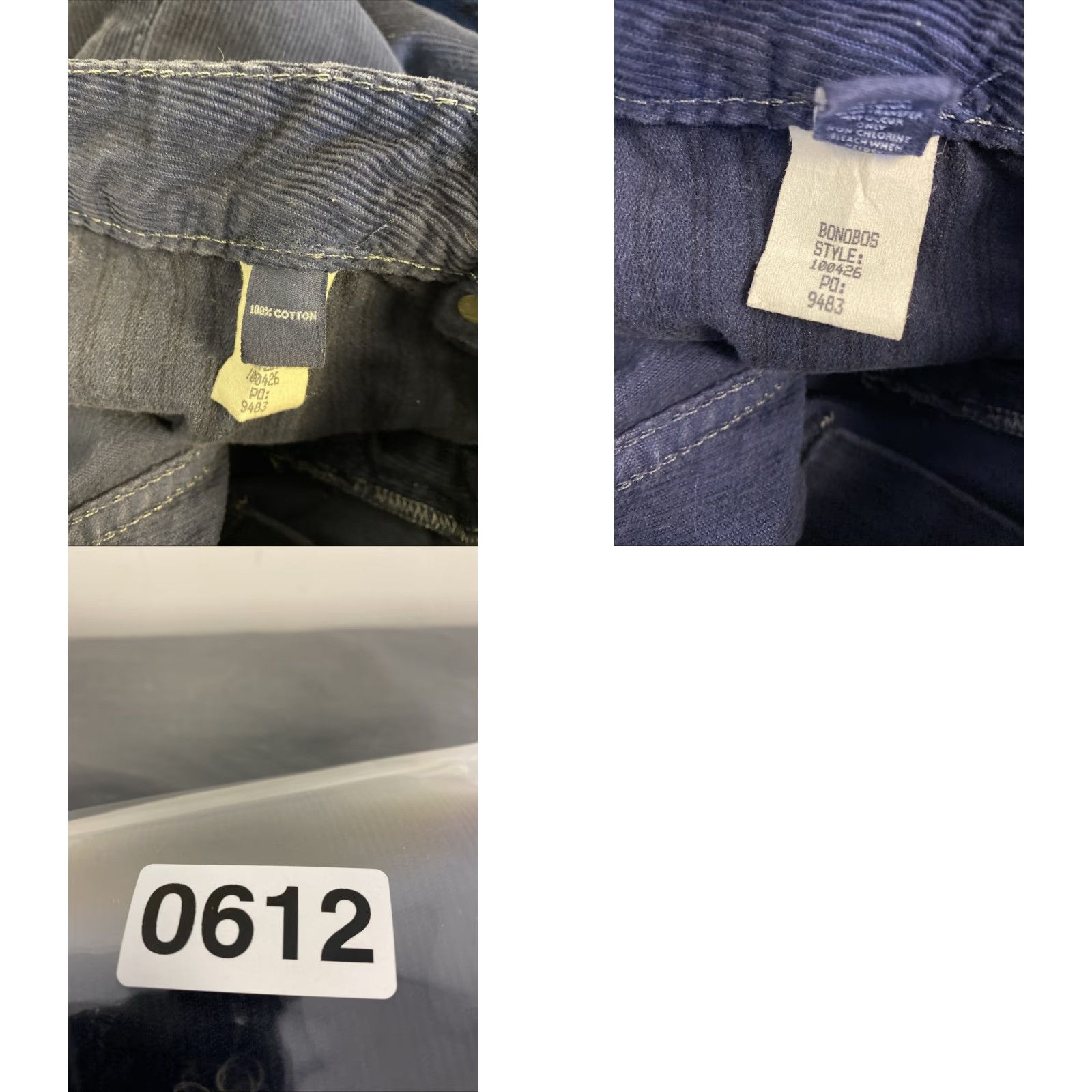 Bonobos Bonobos Corduroy Pants Men’s 31x32 Navy Straight Casual 5-Pocket Mens Size US 31 - 8 Thumbnail