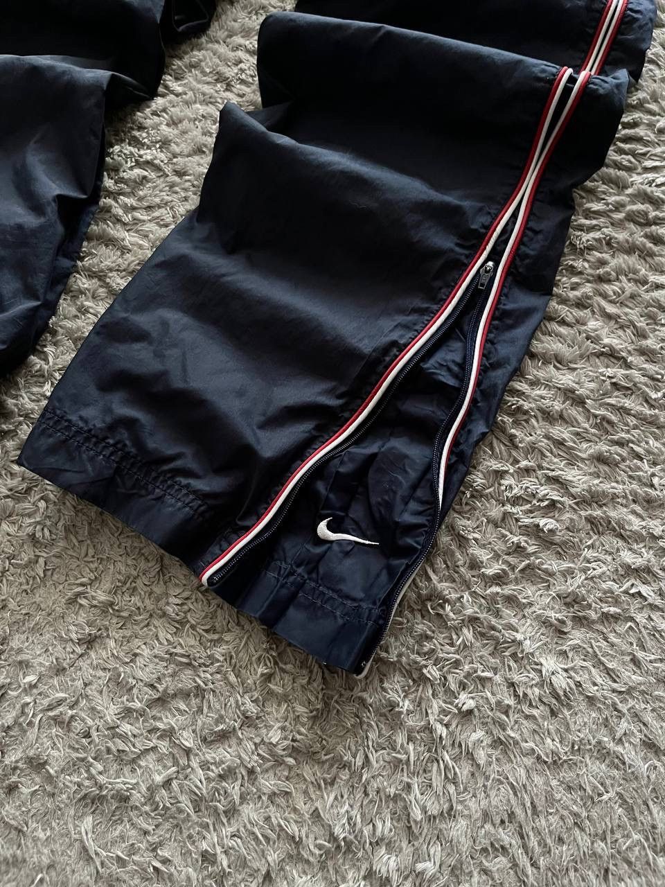 Nike × Vintage 00s Vintage Nike Pants Nylon Rare Swoosh Drill Size US 32 / EU 48 - 5 Thumbnail