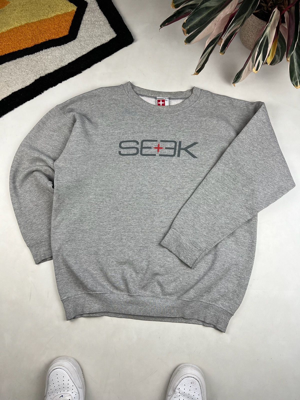 Vintage SEEK SKATEBOARDS Rare T-SHirt Faded Black Sz L Size US L / EU 52-54 / 3 - 2 Thumbnail