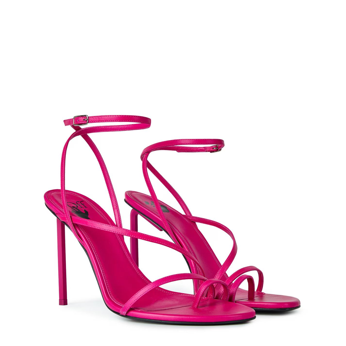 Off-White o1g2r1mq0125 Sandals in Fuchsia Size US 8 / IT 38 - 3 Thumbnail