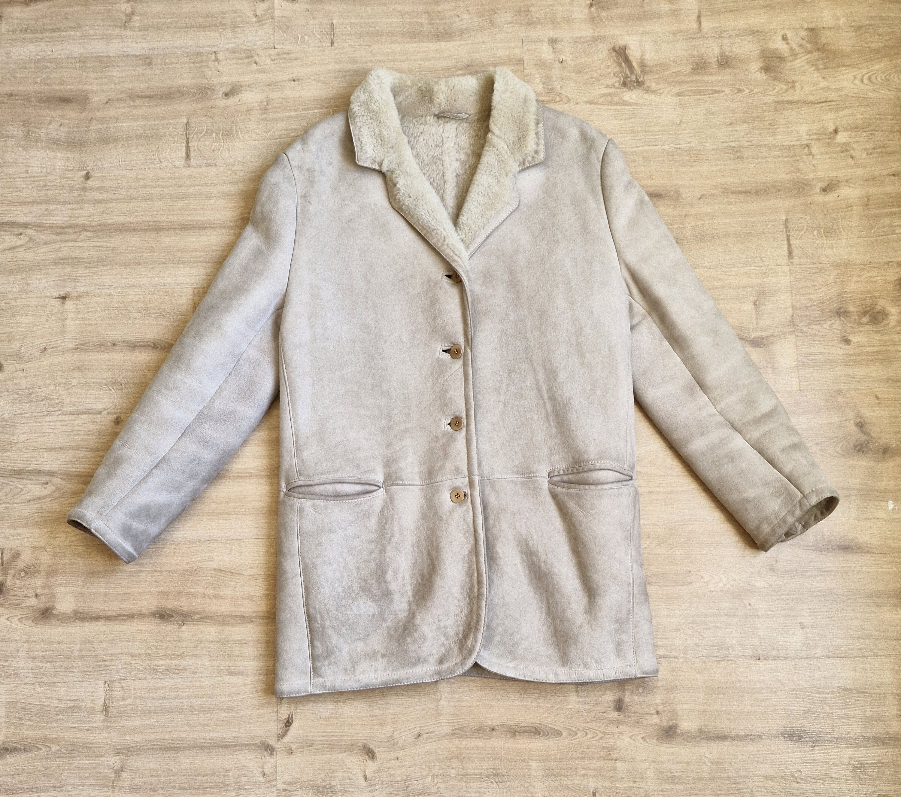Giorgio Armani Giorgio Armani Shearling Coat Borgo 21 Size L / US 10 / IT 46 - 1 Thumbnail