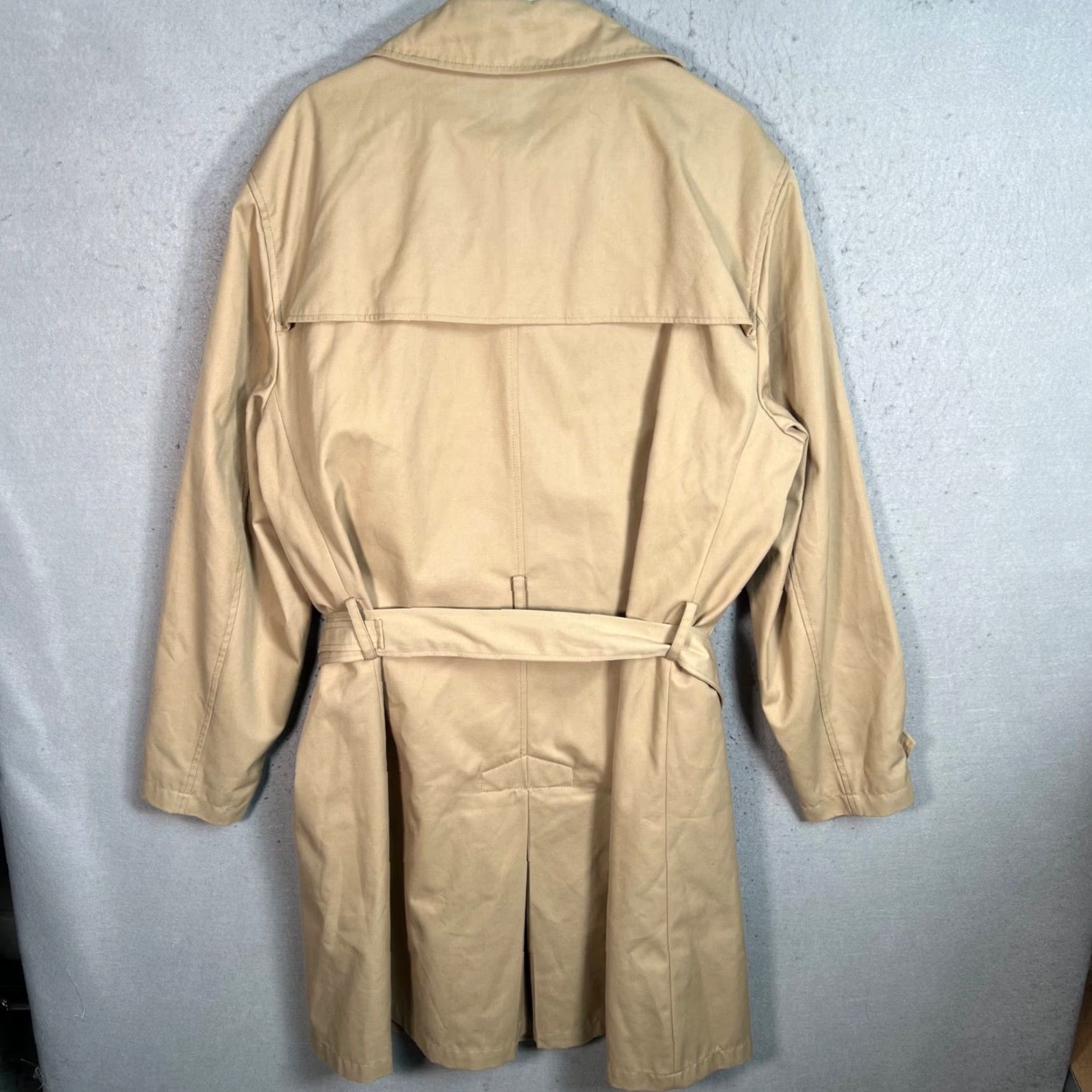 J.Crew J.CREW Ludlow Icon Mens Size Large Khaki Trench Coat Double-Breasted Belted Size US L / EU 52-54 / 3 - 2 Thumbnail