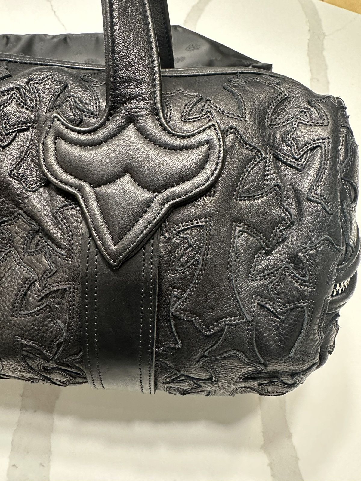 Chrome Hearts 🔥Chrome Hearts Black Cross Patches Duffle Bag🔥 Size ONE SIZE - 8 Thumbnail