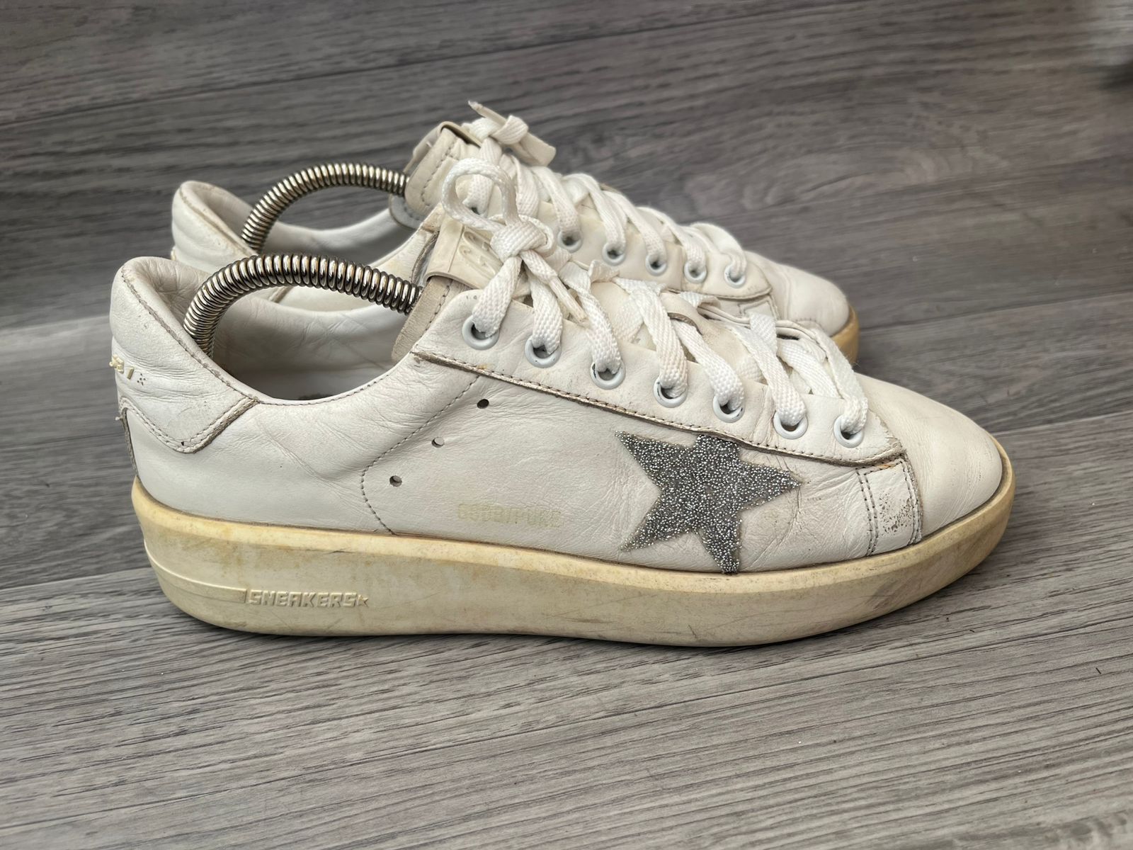 Golden Goose Golden Goose Pure Star Low Top Sneakers Size US 7 / EU 40 - 5 Thumbnail
