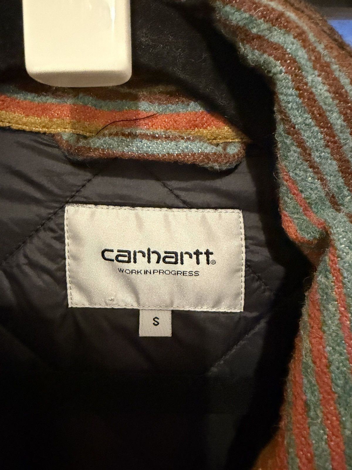 Carhartt Wip Carhartt WIP Striped Quilted Workwear Jacket Size US S / EU 44-46 / 1 - 3 Thumbnail