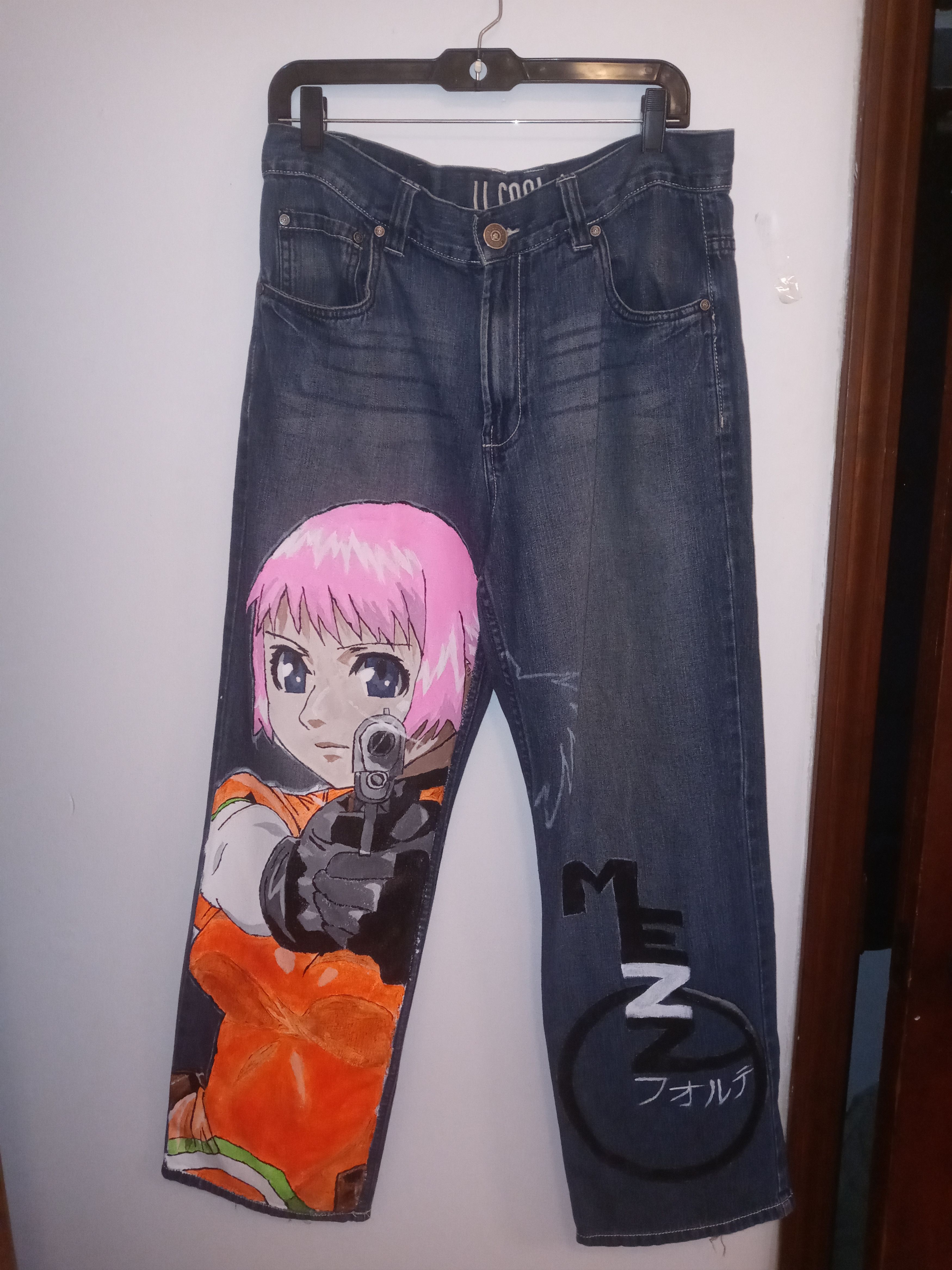 Other Mezzo Forte custom hand painted jeans Size US 32 / EU 48 - 1 Thumbnail