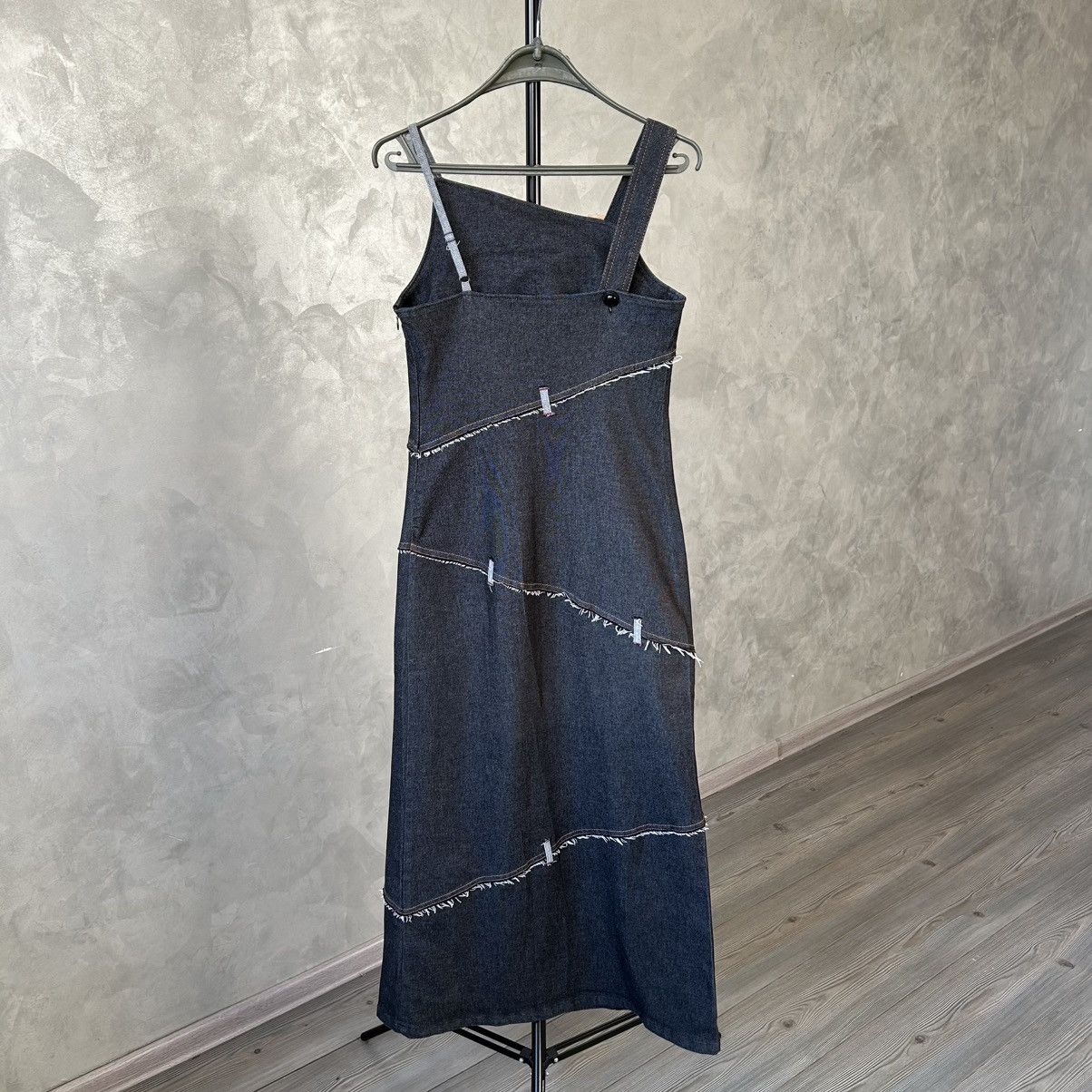 Cop Copine Vintage Cop Copine Asymmetrical Dark Wash Denim Dress Size M / US 6-8 / IT 42-44 - 5 Thumbnail
