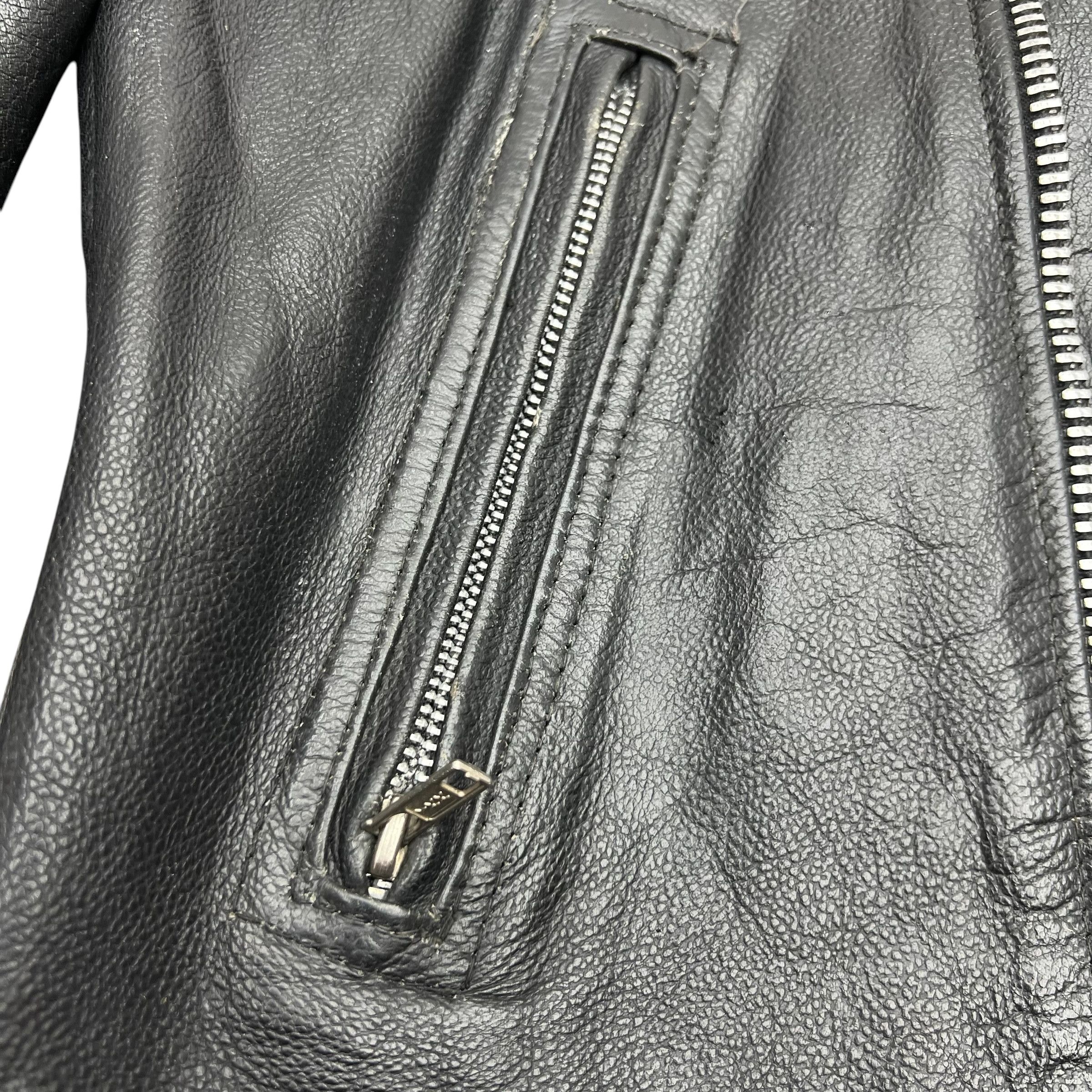 Cosa Nova × Vintage Vintage Cosa Nova Biker Leather Jacket Size US L / EU 52-54 / 3 - 13 Thumbnail
