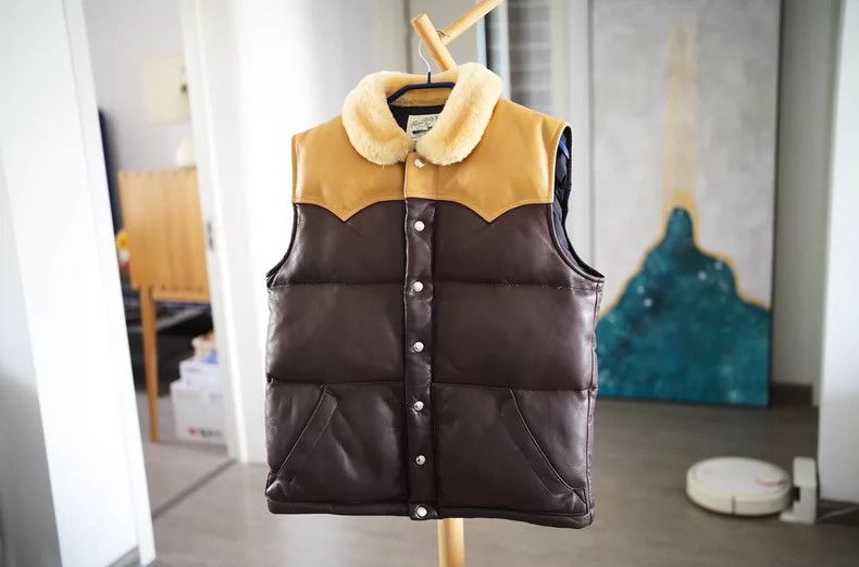 The Real McCoy's The Real McCoys Sise40 S Leather Vest, Shoulder Width 44-45 Size US M / EU 48-50 / 2 - 1 Thumbnail
