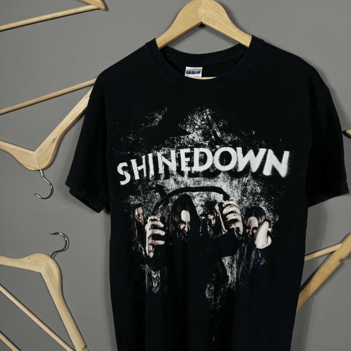 Band Tees Shinedown Band 2009 Tour T-shirt Size US M / EU 48-50 / 2 - 4 Thumbnail
