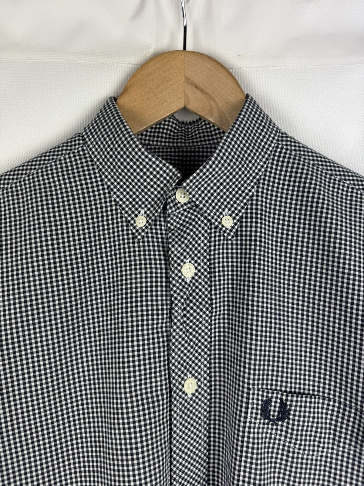 Fred Perry Fred Perry Men’s Shorts Sleeve Checked Button Up Shirt Size US S / EU 44-46 / 1 - 8 Thumbnail