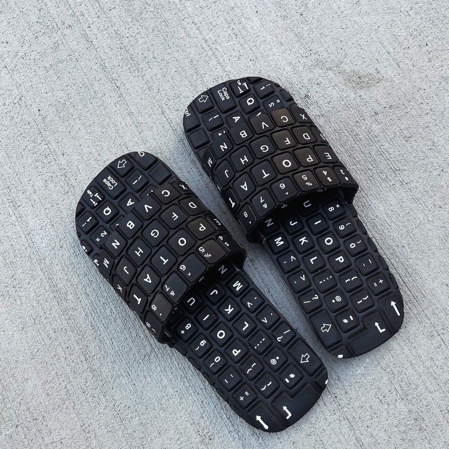 Imran Potato Keyboard Slides S/M US 4-8 Size US 6 / EU 39 - 1 Thumbnail