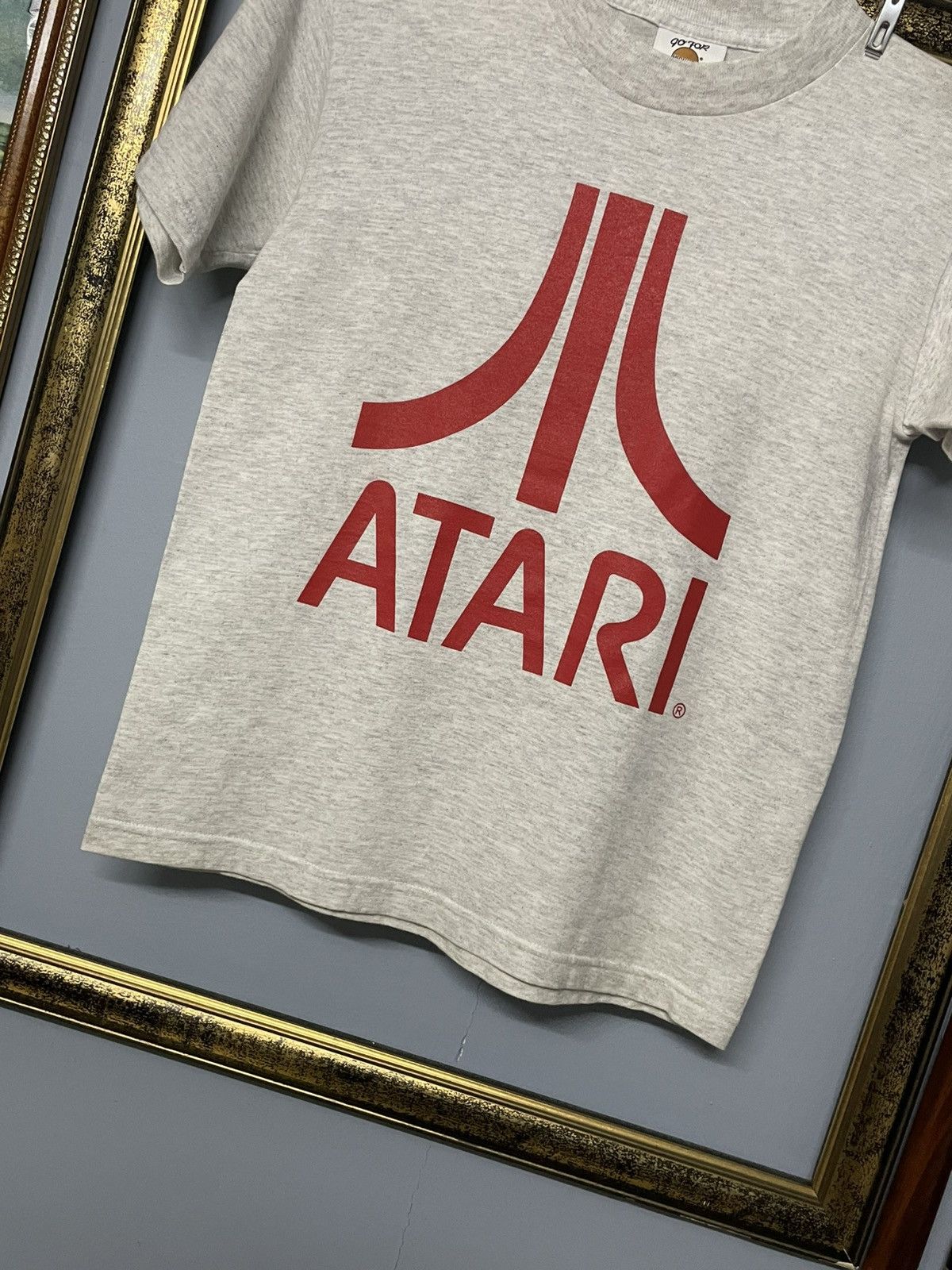 Vintage Vintage 1990s Atari Retro Video Game Thom Yorke Tshirt Size US S / EU 44-46 / 1 - 3 Thumbnail