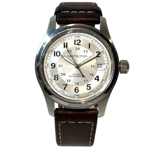 Hamilton Hamilton Hamilton Khaki Field Stainless Steel Mens Wristwatch Metal Automatic H704450 DUTY FREE for USA Size ONE SIZE - 1 Thumbnail