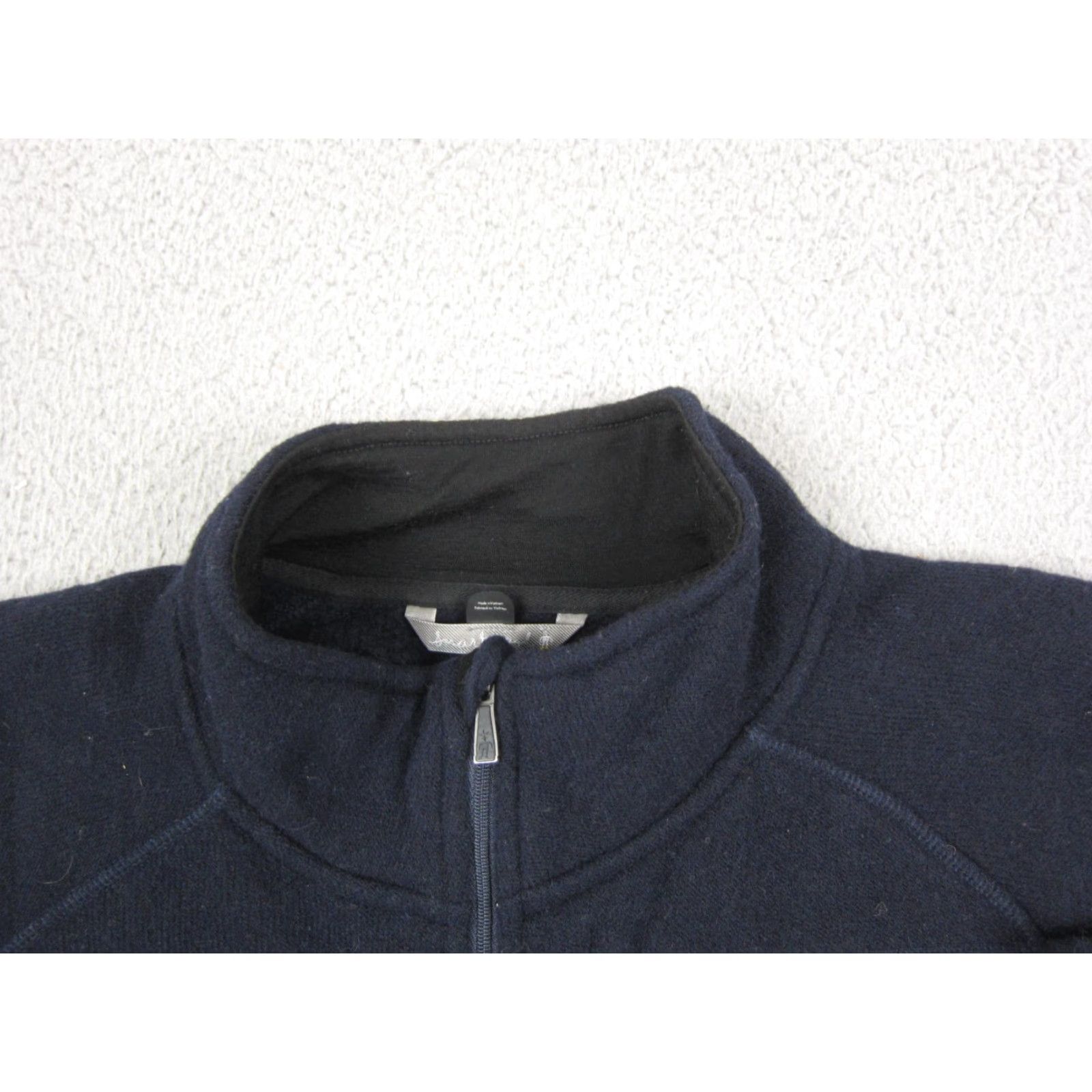 Smartwool SmartWool Sweatshirt Mens Pullover Blue Large Mock Neck Wool Polyester Knit Logo 90s Vintage? Size US L / EU 52-54 / 3 - 3 Thumbnail