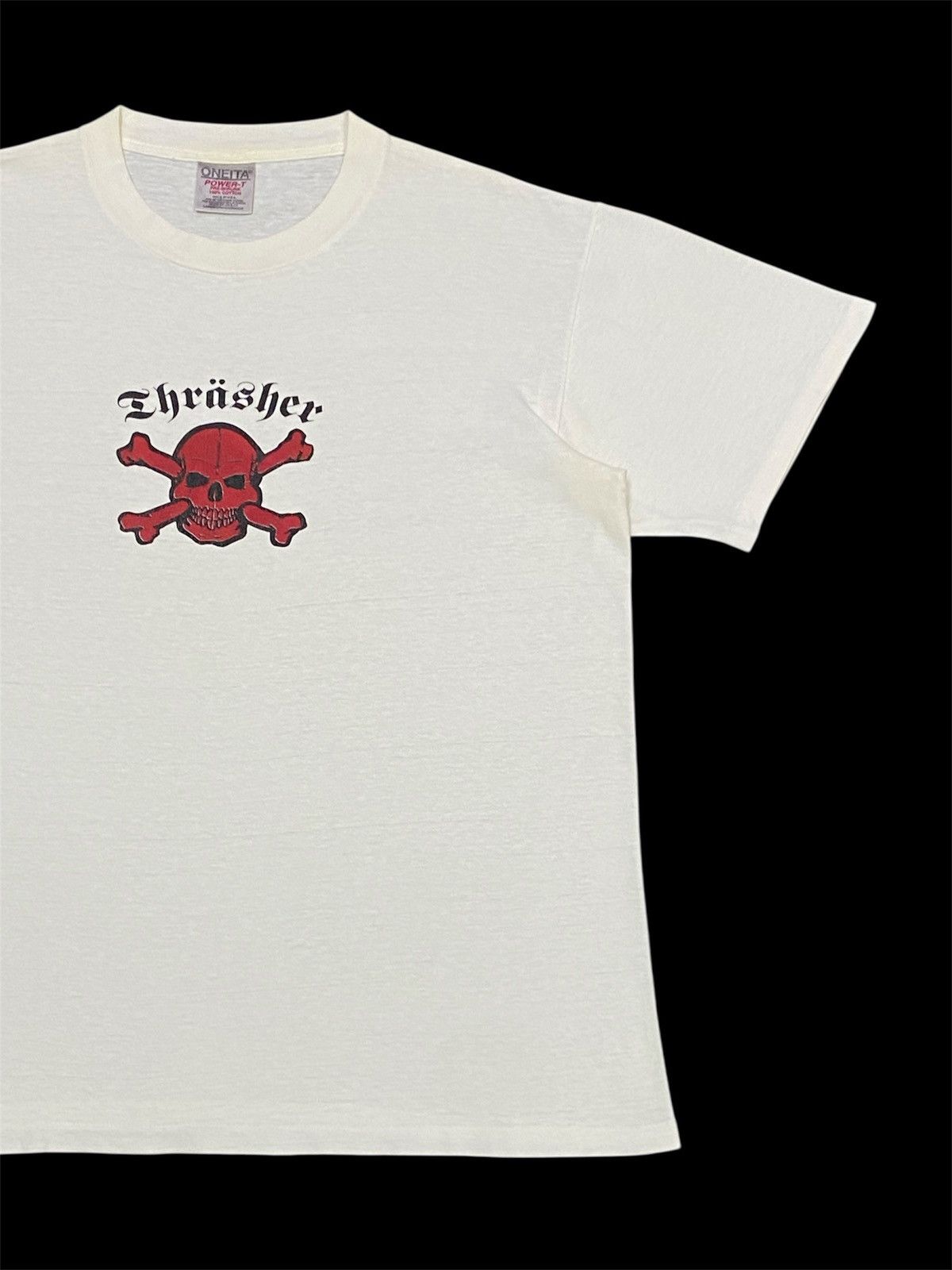 Thrasher × Vintage Vintage Thrasher Skull 1993 Skete Tee Size US L / EU 52-54 / 3 - 6 Thumbnail