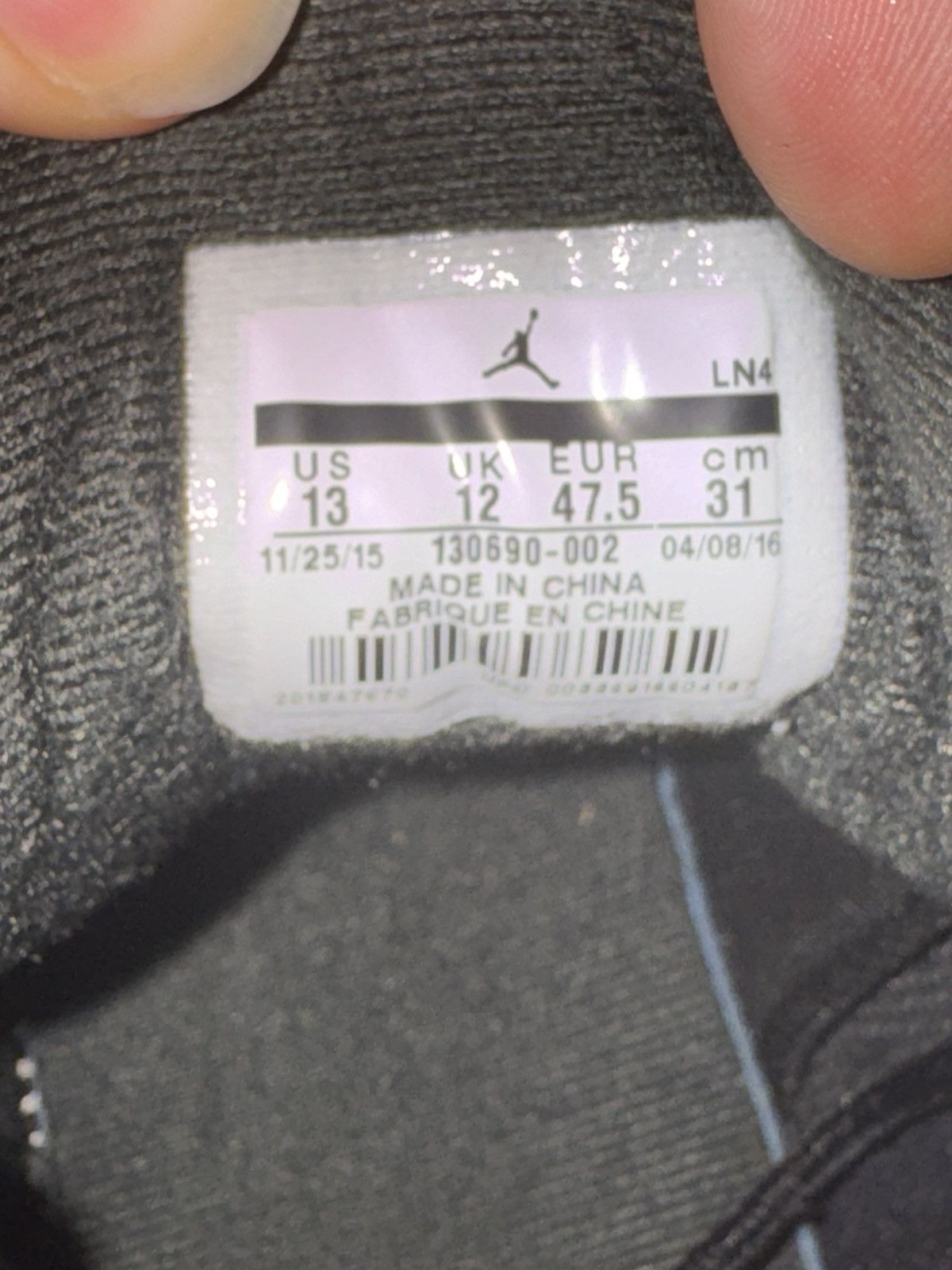 Jordan Brand 2016 Jordan 12 Retro ‘Flu Game’ Size US 13 / EU 46 - 7 Thumbnail