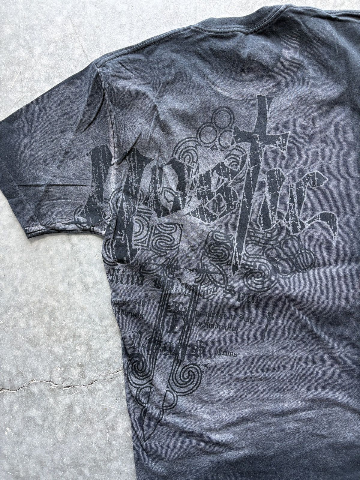 Vintage Vintage Y2K Nostic Angel AOP Graphic Tee Grunge Skater Size US L / EU 52-54 / 3 - 6 Thumbnail