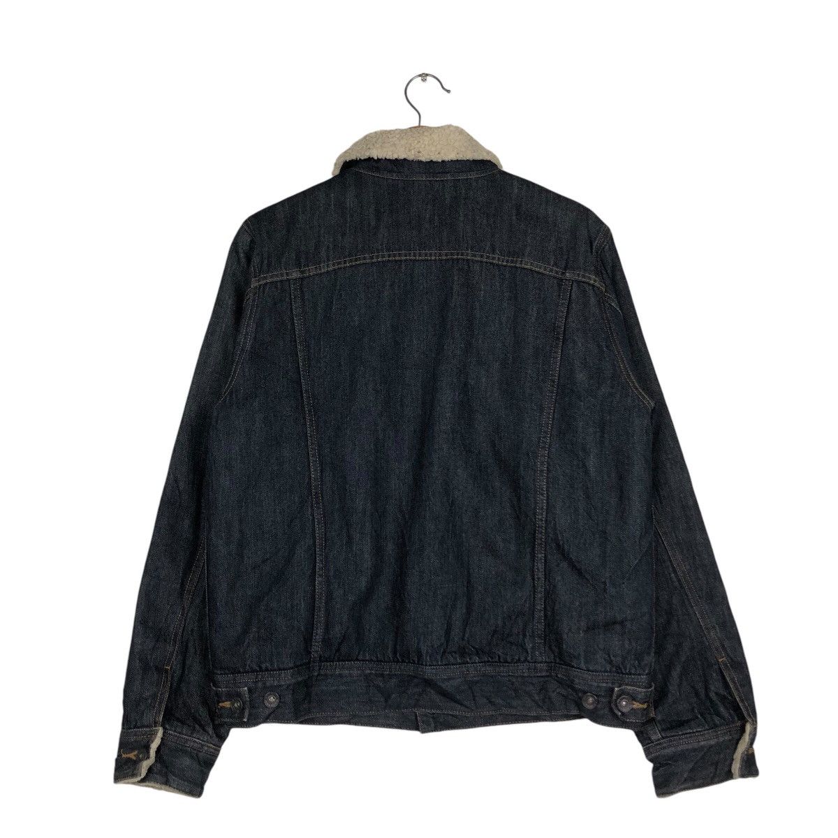 Japanese Brand 📌Vintage Trucker Denim Jacket Gu Japan Sherpa Shearling Size US M / EU 48-50 / 2 - 9 Thumbnail