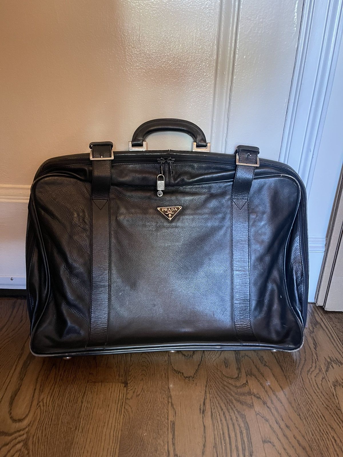 Prada Vintage Prada Suitcase Luggage Size ONE SIZE - 1 Thumbnail