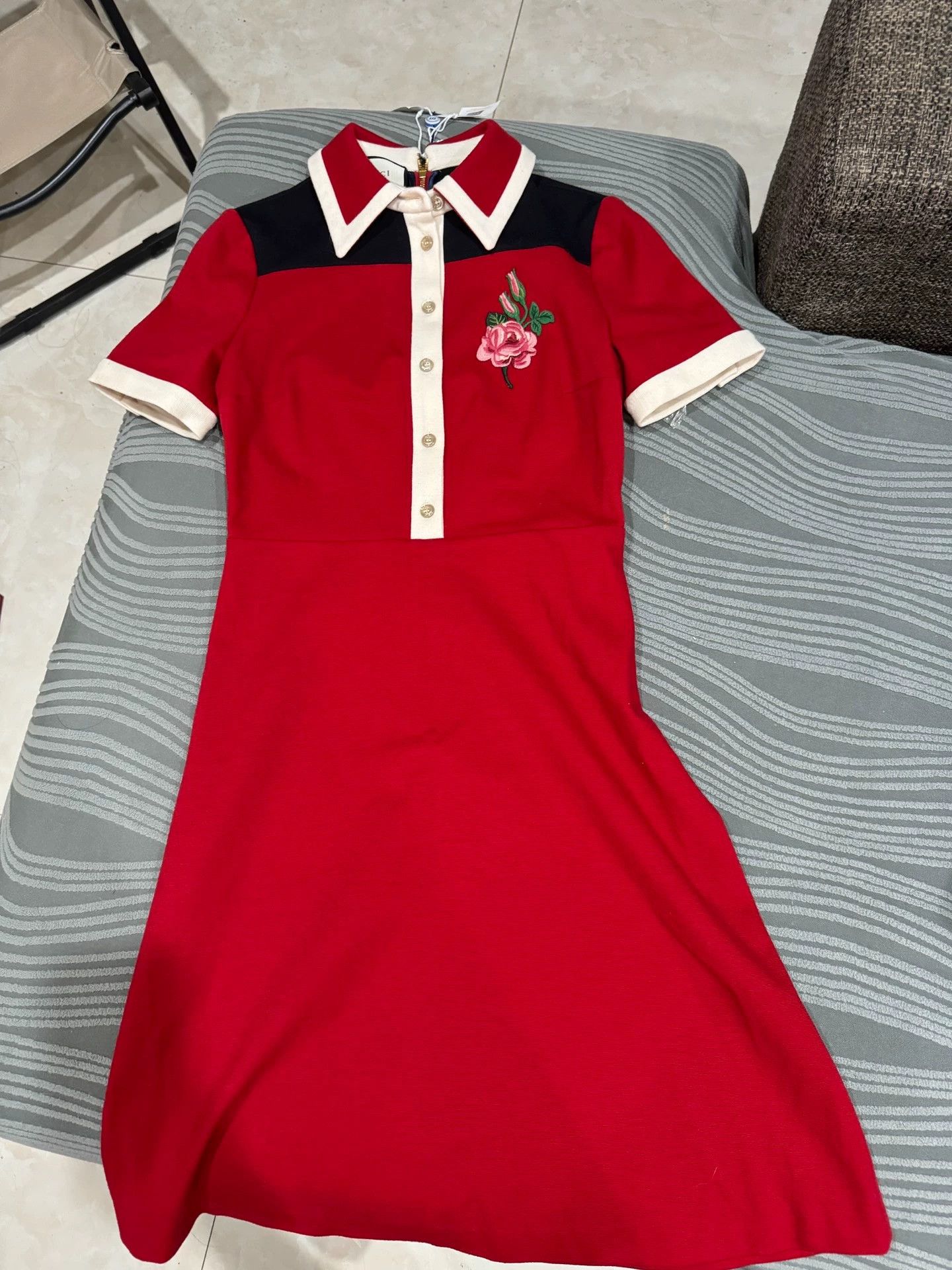 Gucci Gucci Red Long Dress Authentic Size S / US 4 / IT 40 - 1 Thumbnail