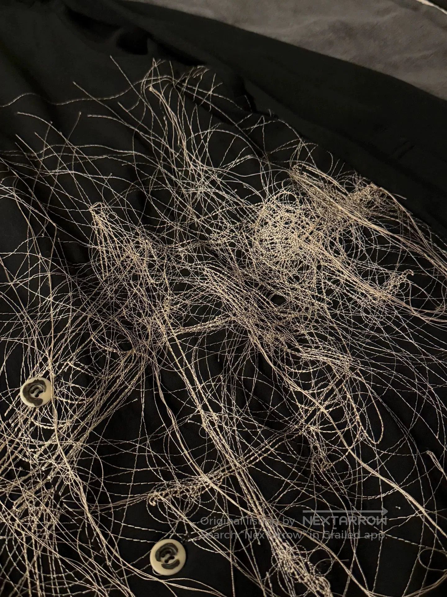 Yohji Yamamoto Yohji Yamamoto 19AW Wool Fringe Shirt. Size US XS / EU 42 / 0 - 2 Thumbnail