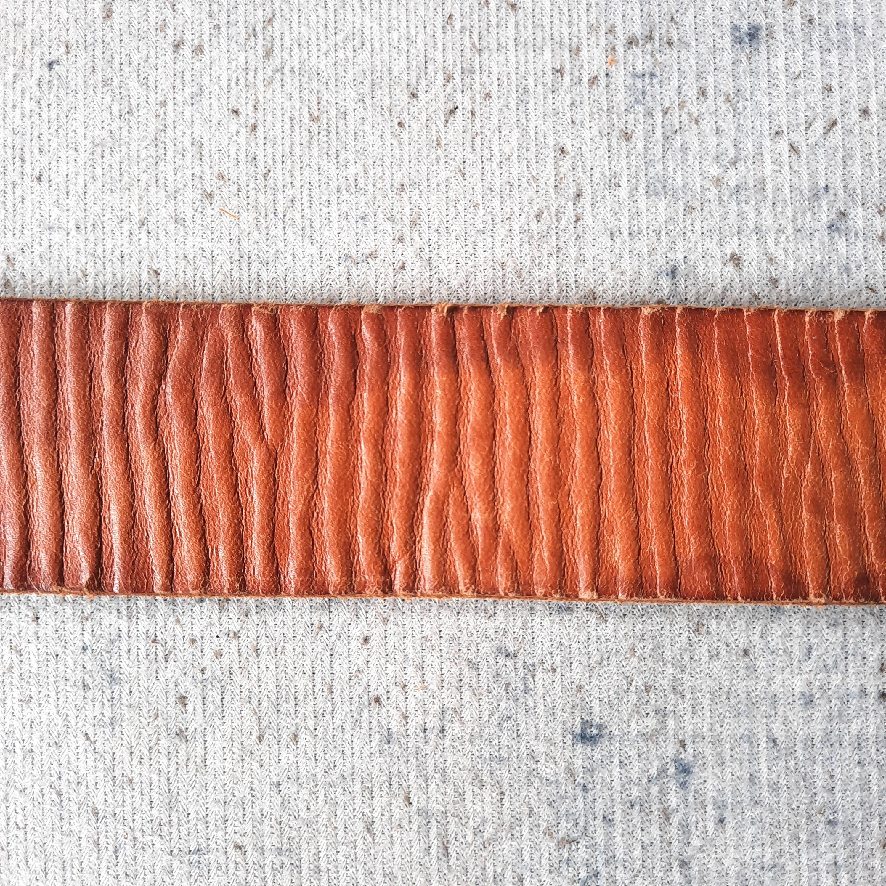 Japanese Brand ⚒️ Solid brass garrison handcraft leather belt Size ONE SIZE - 5 Thumbnail